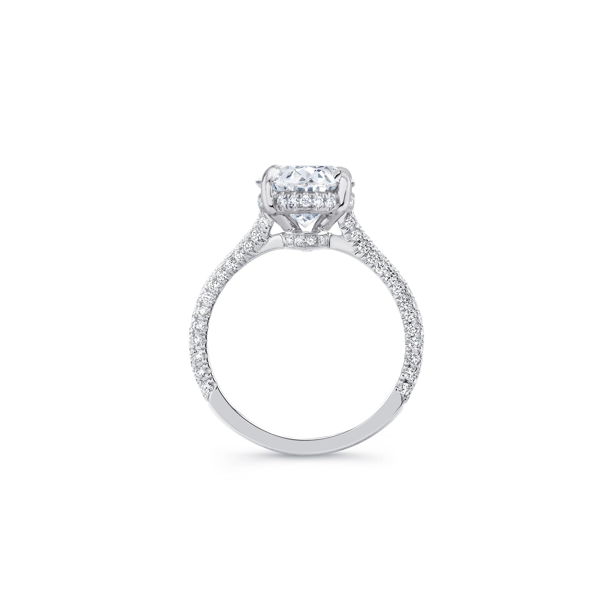 Chelsea Radiant Cut Solitaire Lab Diamond Engagement Ring - view 6