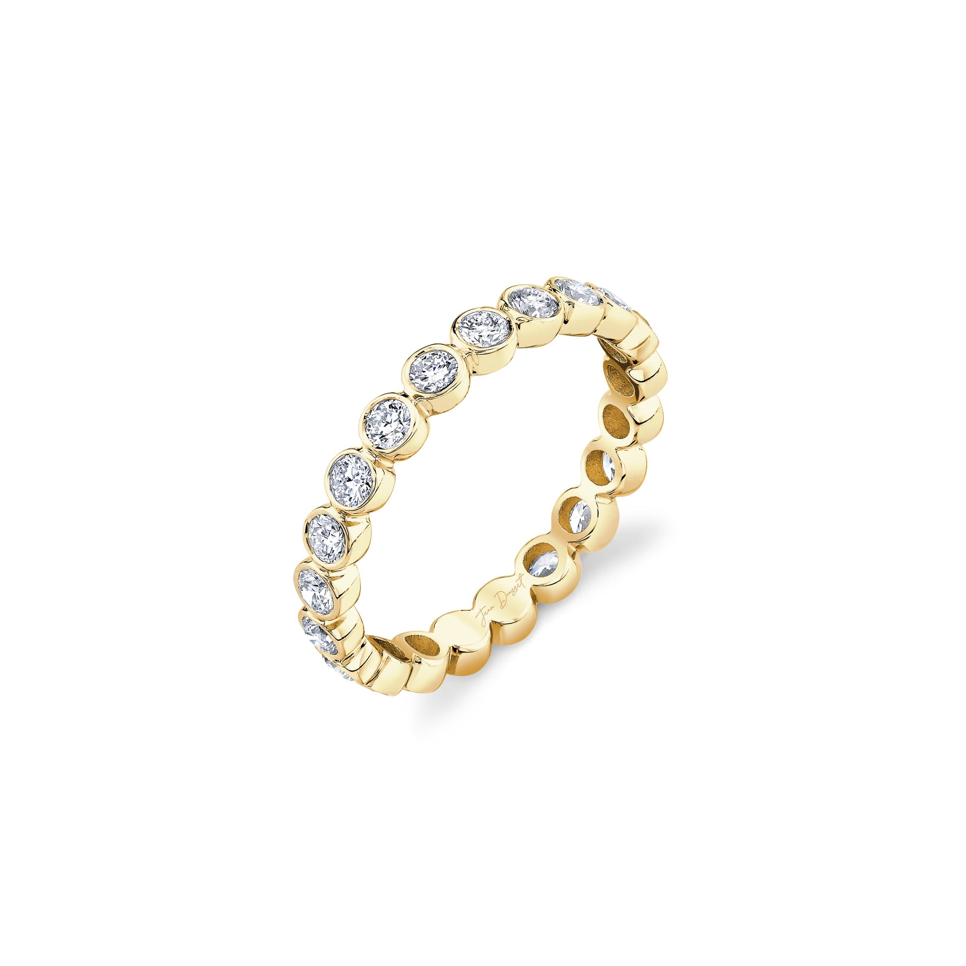 La Petite Bezel Lab Diamond Eternity Band - view 3