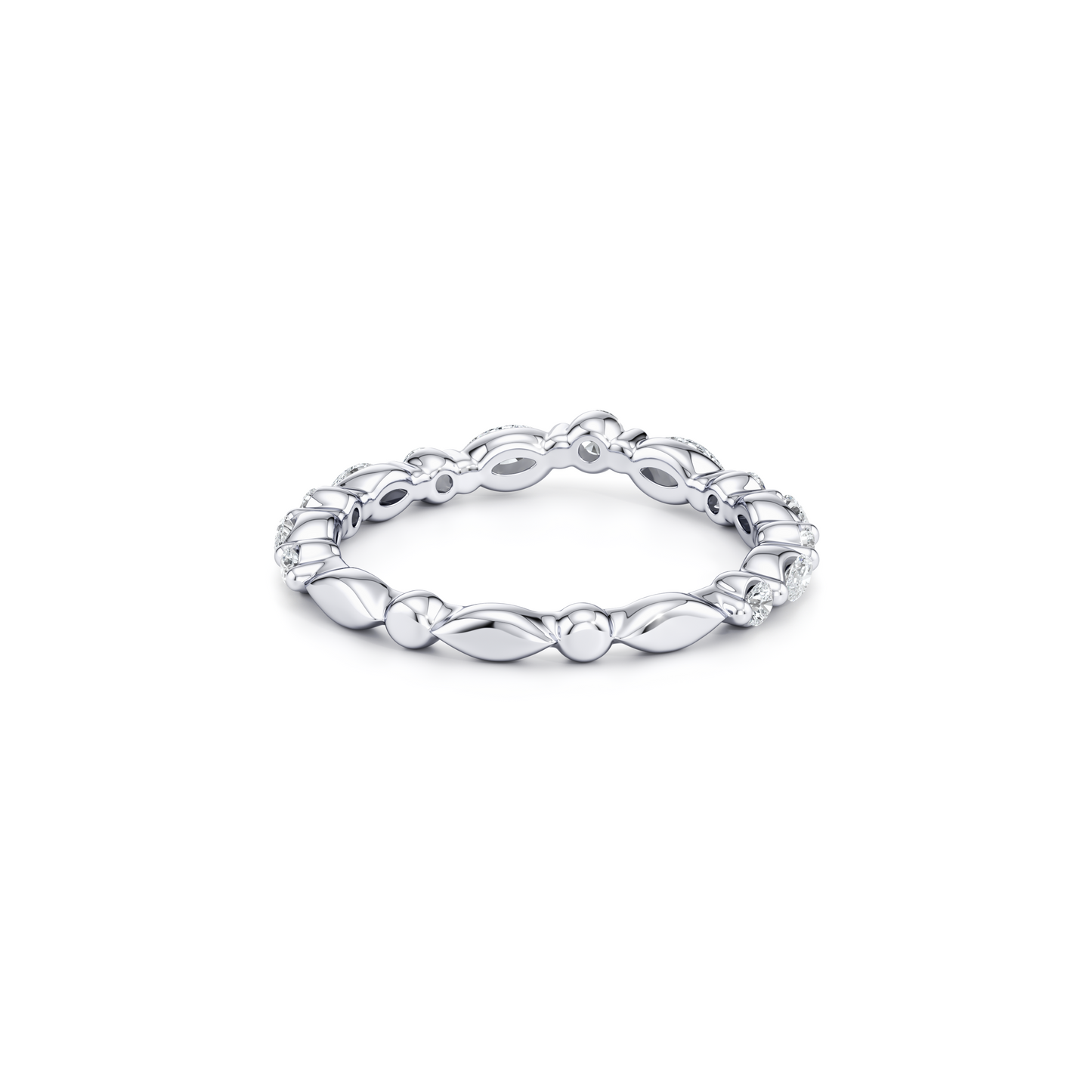 Vivienne Lab Diamond Wedding Band - view 3