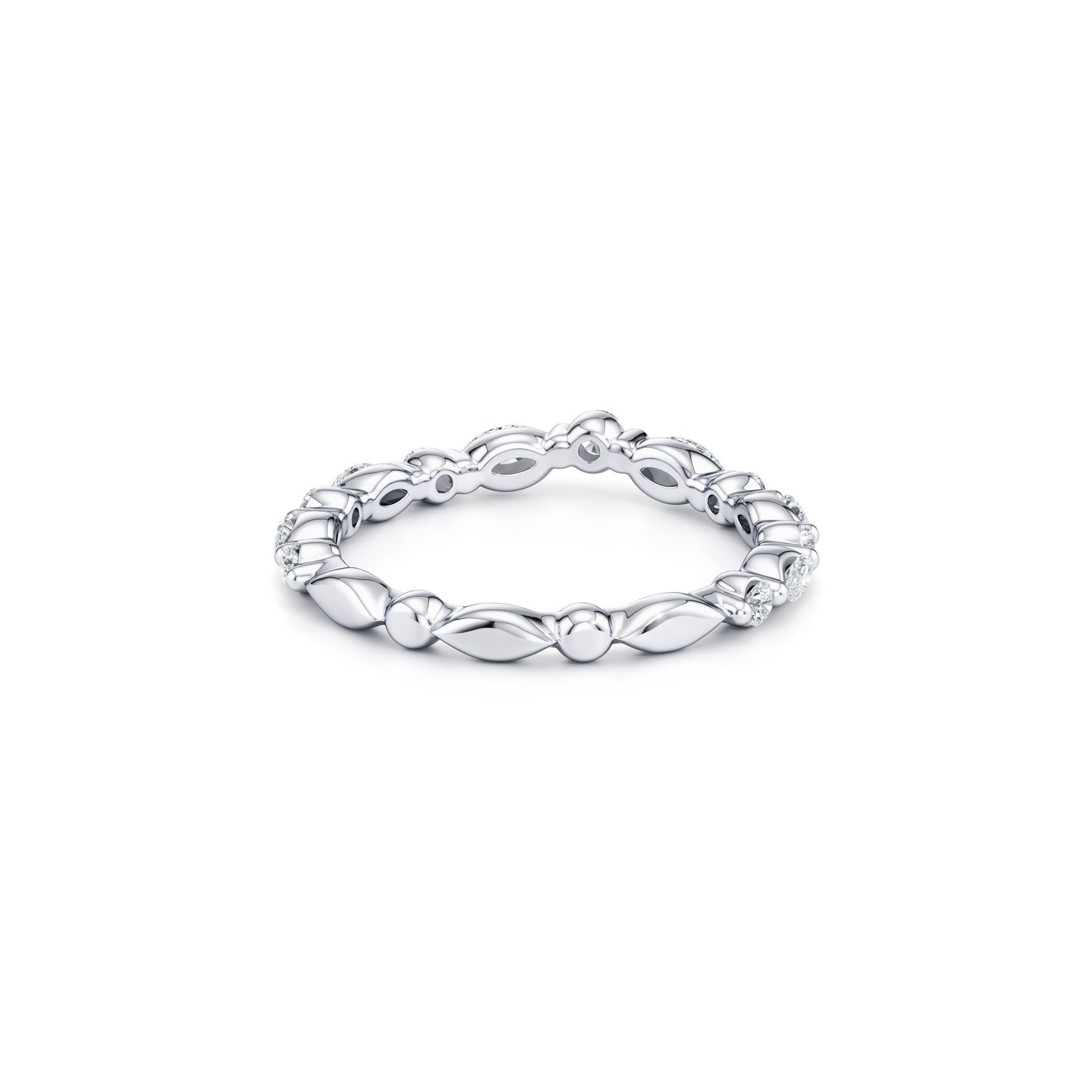 Vivienne Lab Diamond Wedding Band - view 3