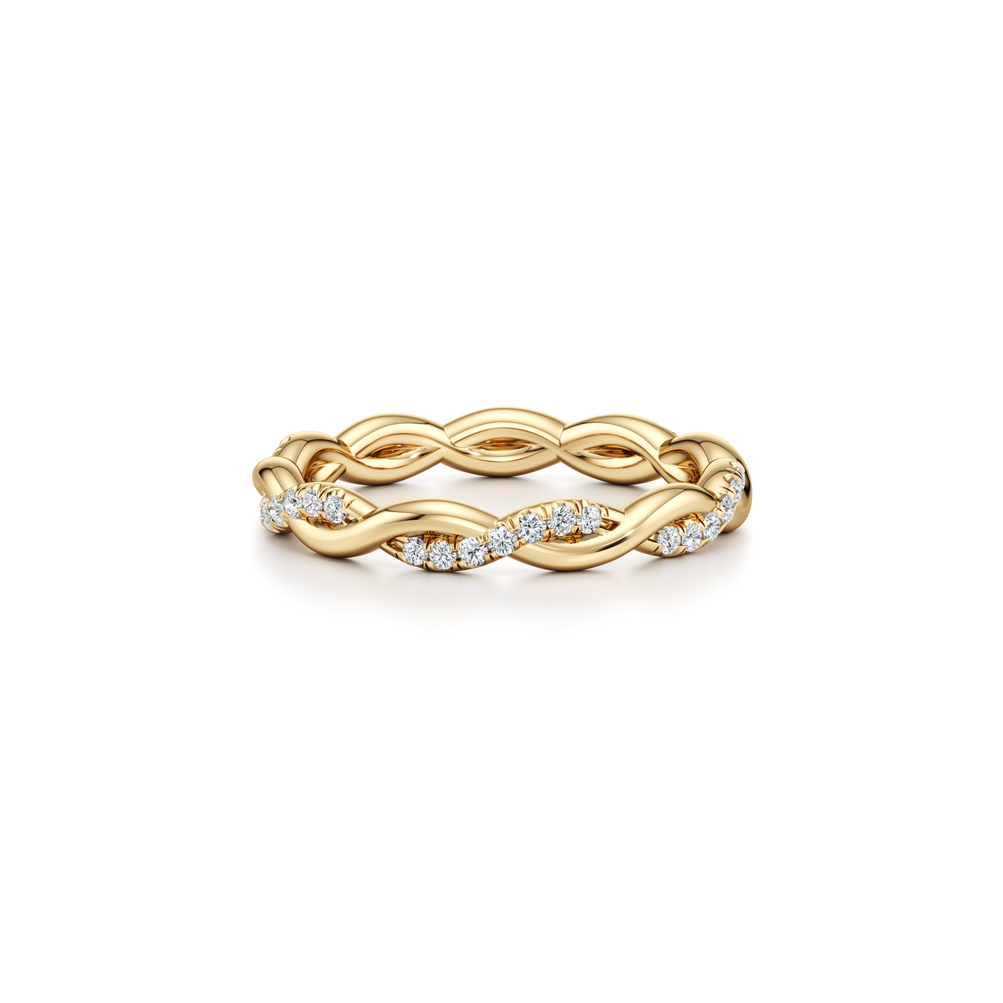 Ivy Lab Diamond Wedding Band - view 3