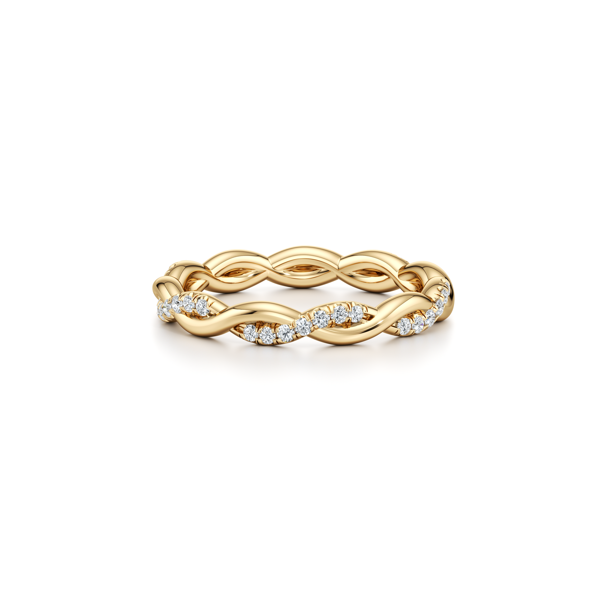 Ivy Lab Diamond Wedding Band - view 3