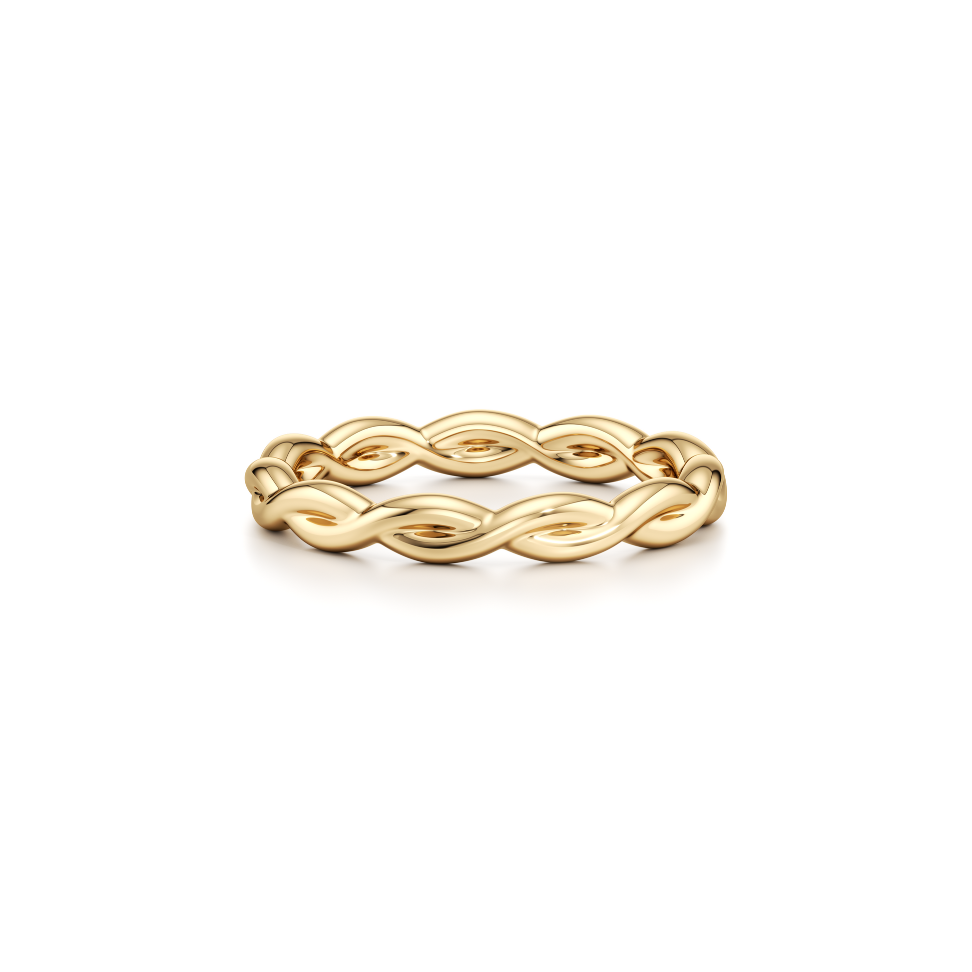 Ivy High Polish Wedding Band - view 3