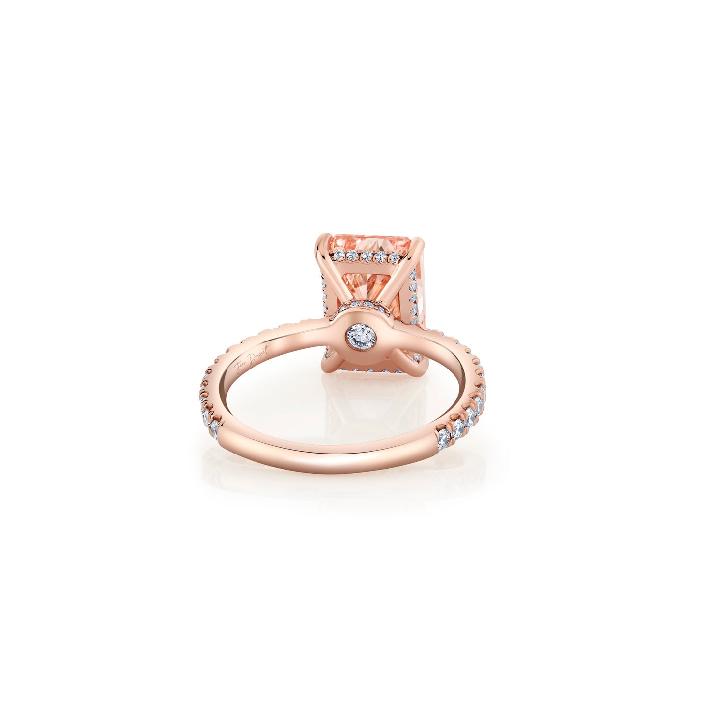 Audrey Radiant Solitaire Lab Diamond Engagement Ring - view 3