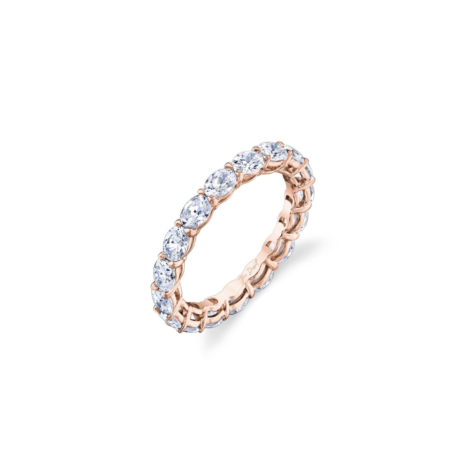 Olivia East-West Oval Lab Diamond Eternity Band - view 3