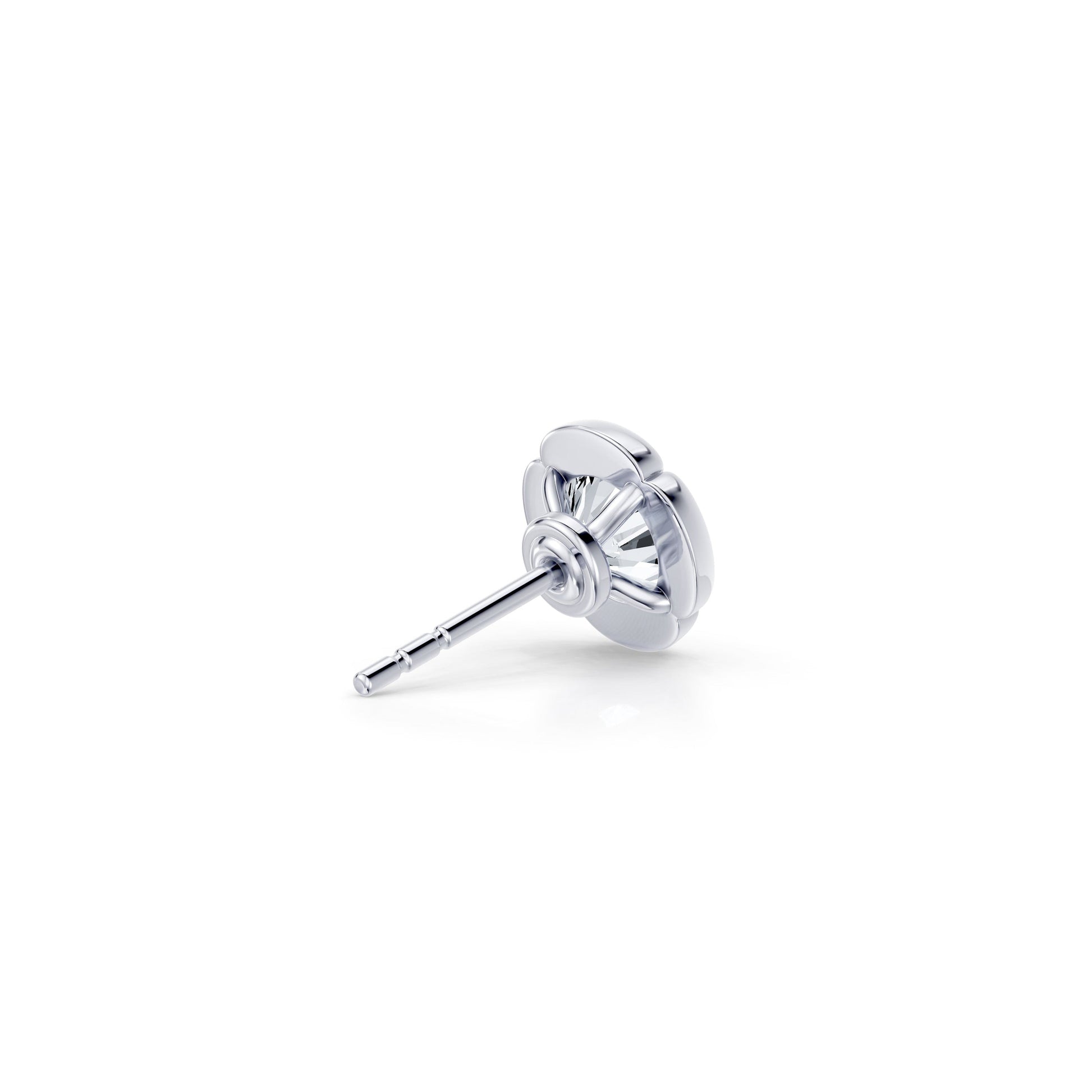 Doree Lab Diamond Round Brilliant Studs - view 3
