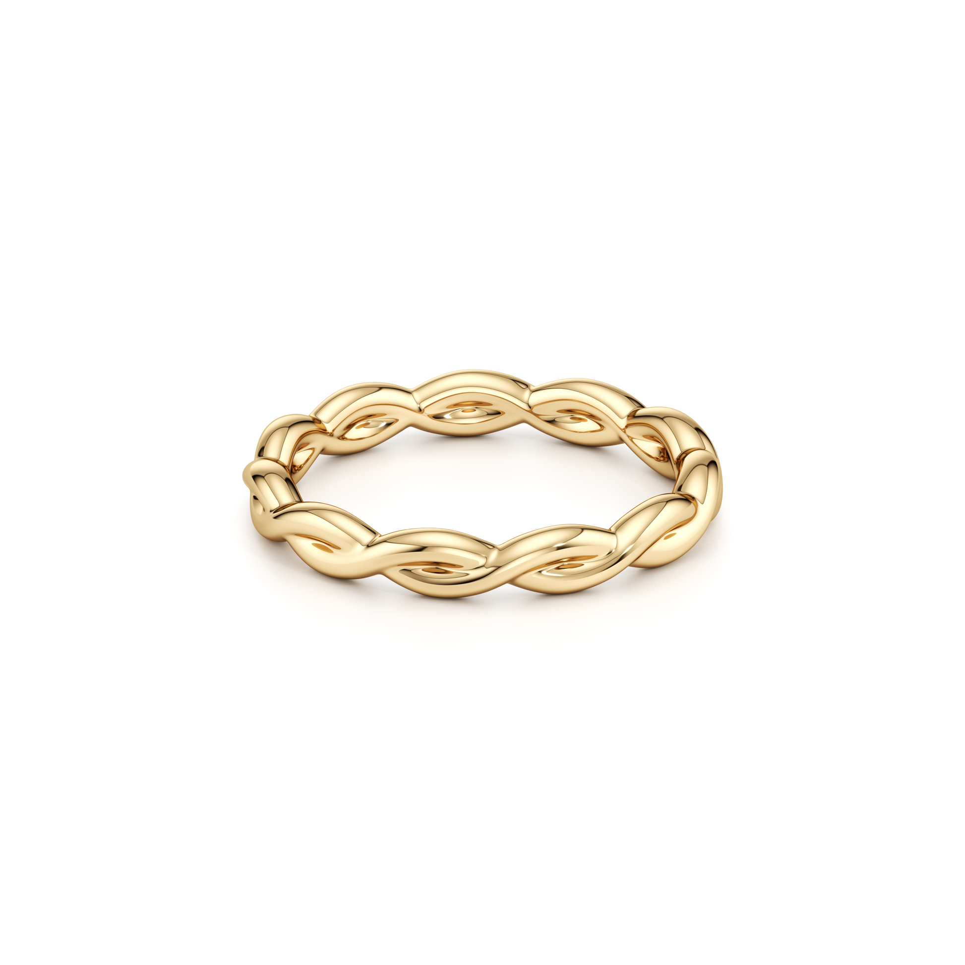 Ivy High Polish Wedding Band - view 4