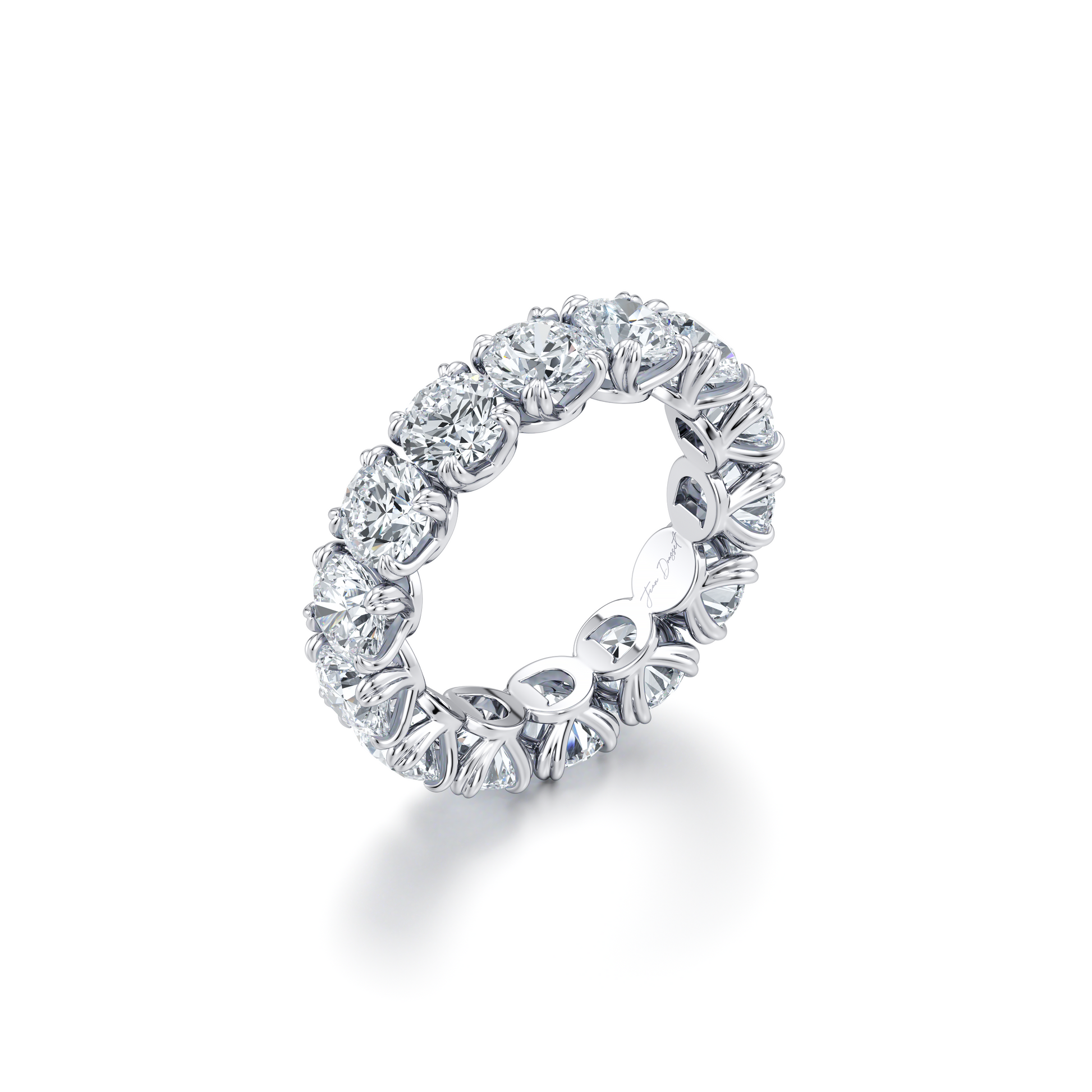 Elle Round Brilliant Lab Diamond Eternity Band - view 4