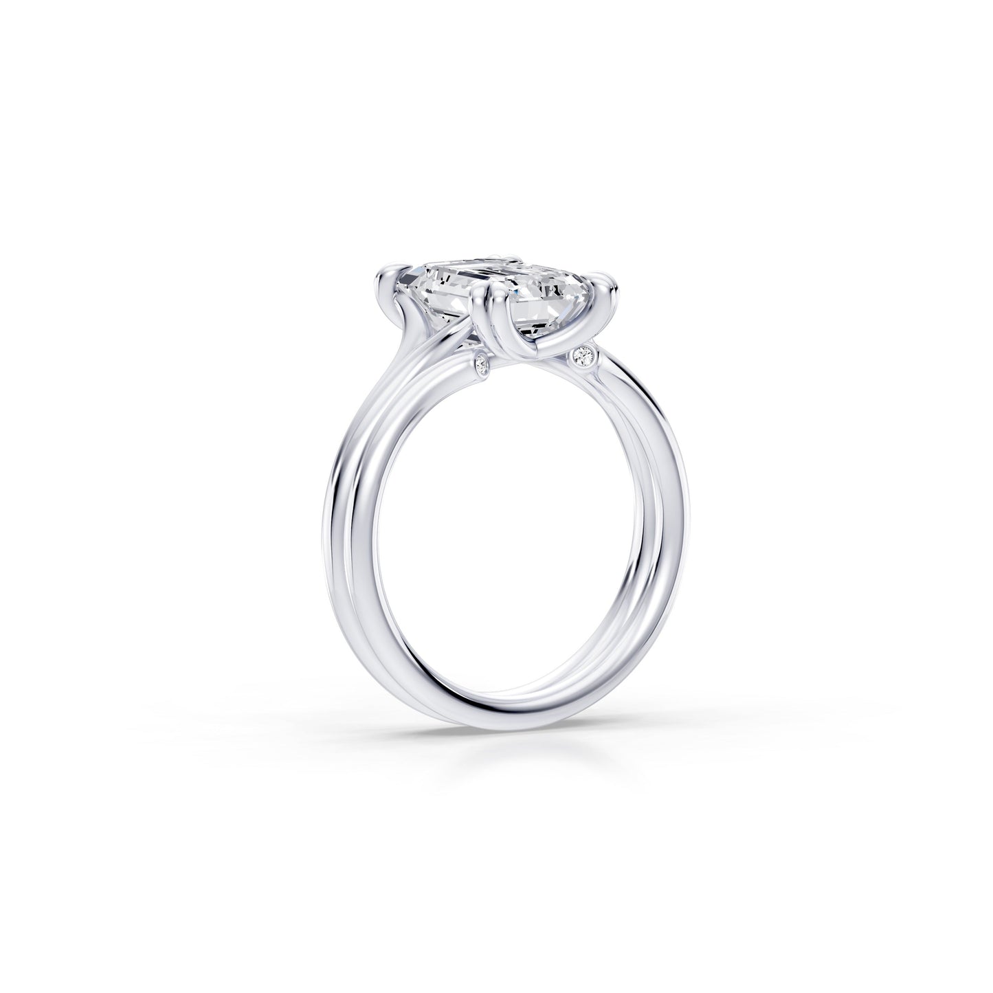 Jane Lab Diamond Wedding Band - view 4