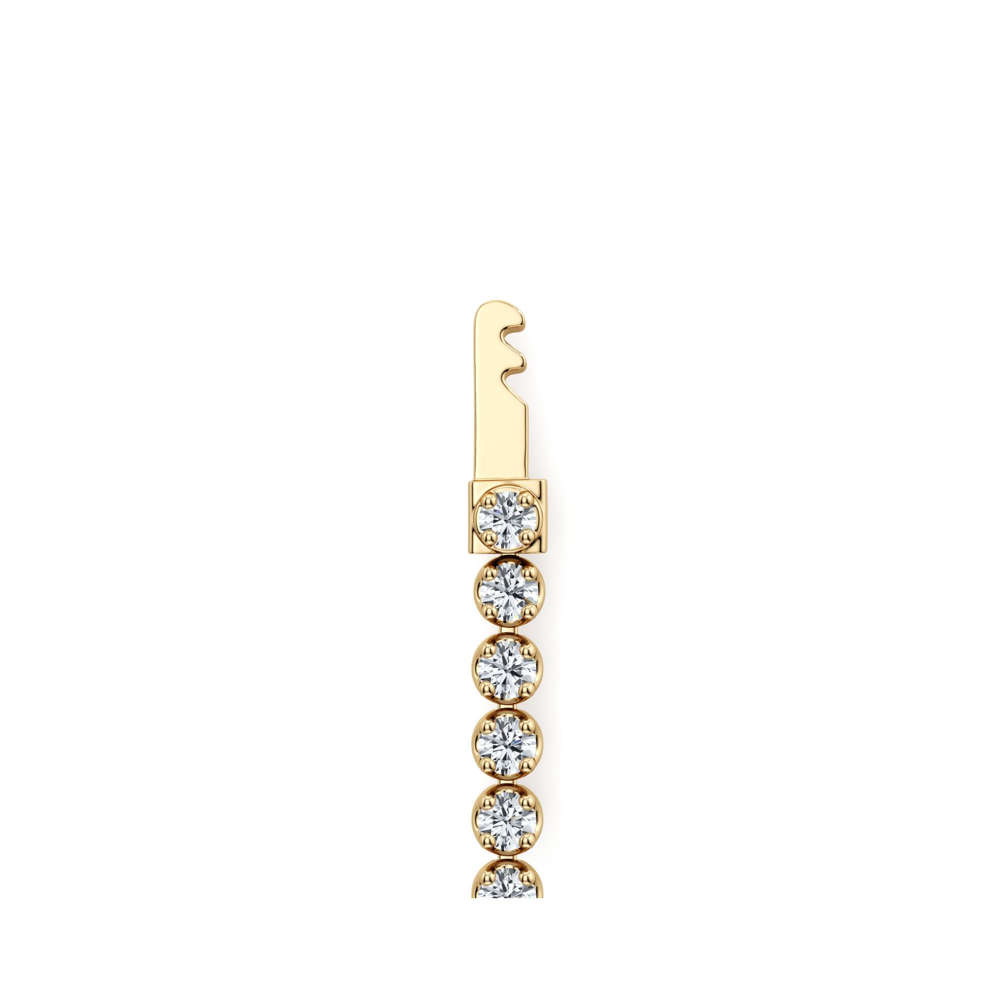 La Petite Lab Diamond Tennis Necklace - view 4
