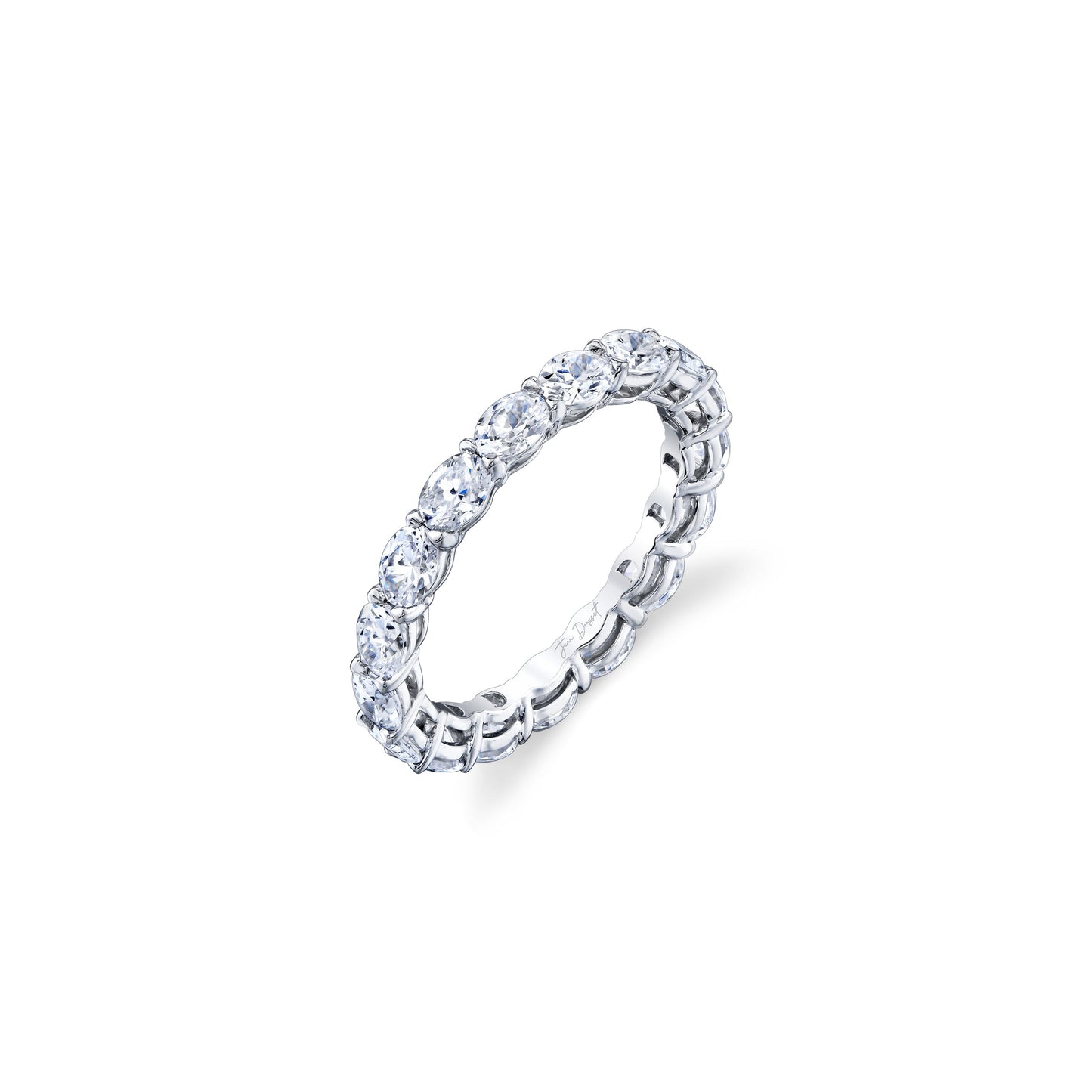 Olivia East-West Oval Lab Diamond Eternity Band - view 4