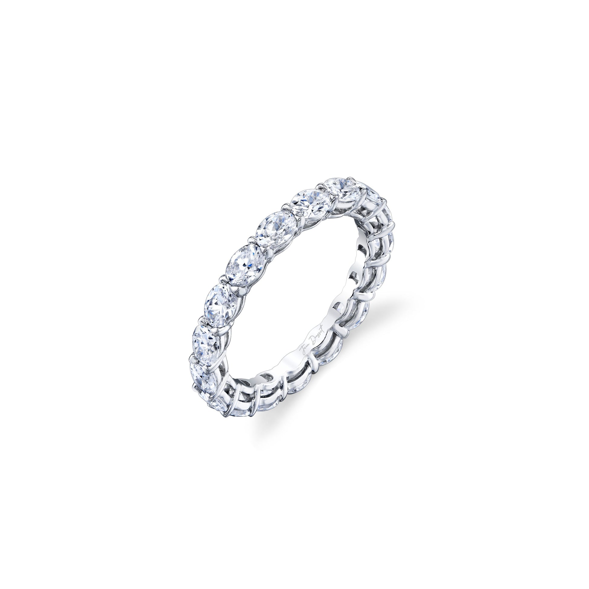 Olivia East-West Oval Lab Diamond Eternity Band - view 4