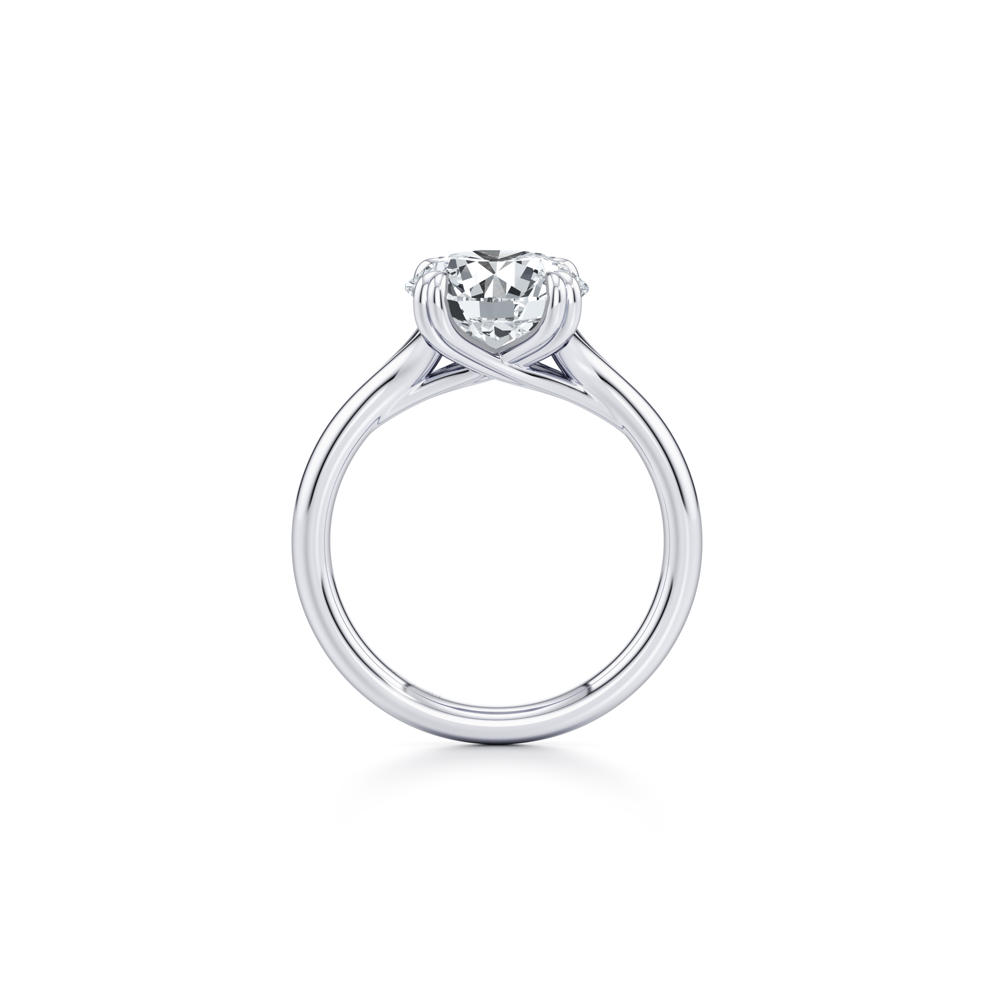 Jane Radiant Solitaire Lab Diamond Engagement Ring - view 11
