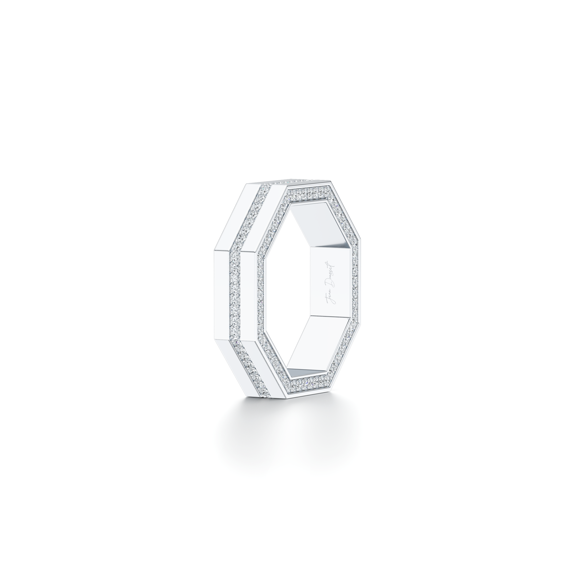 Hayden Pave Channel Octagon Band - view 4