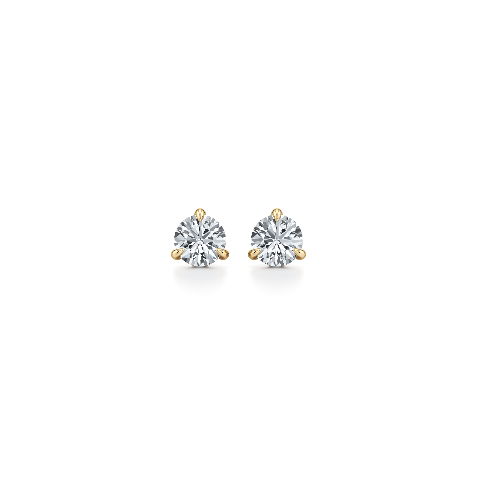 Chelsea Lab Diamond Round Brilliant Martini Studs - view 4