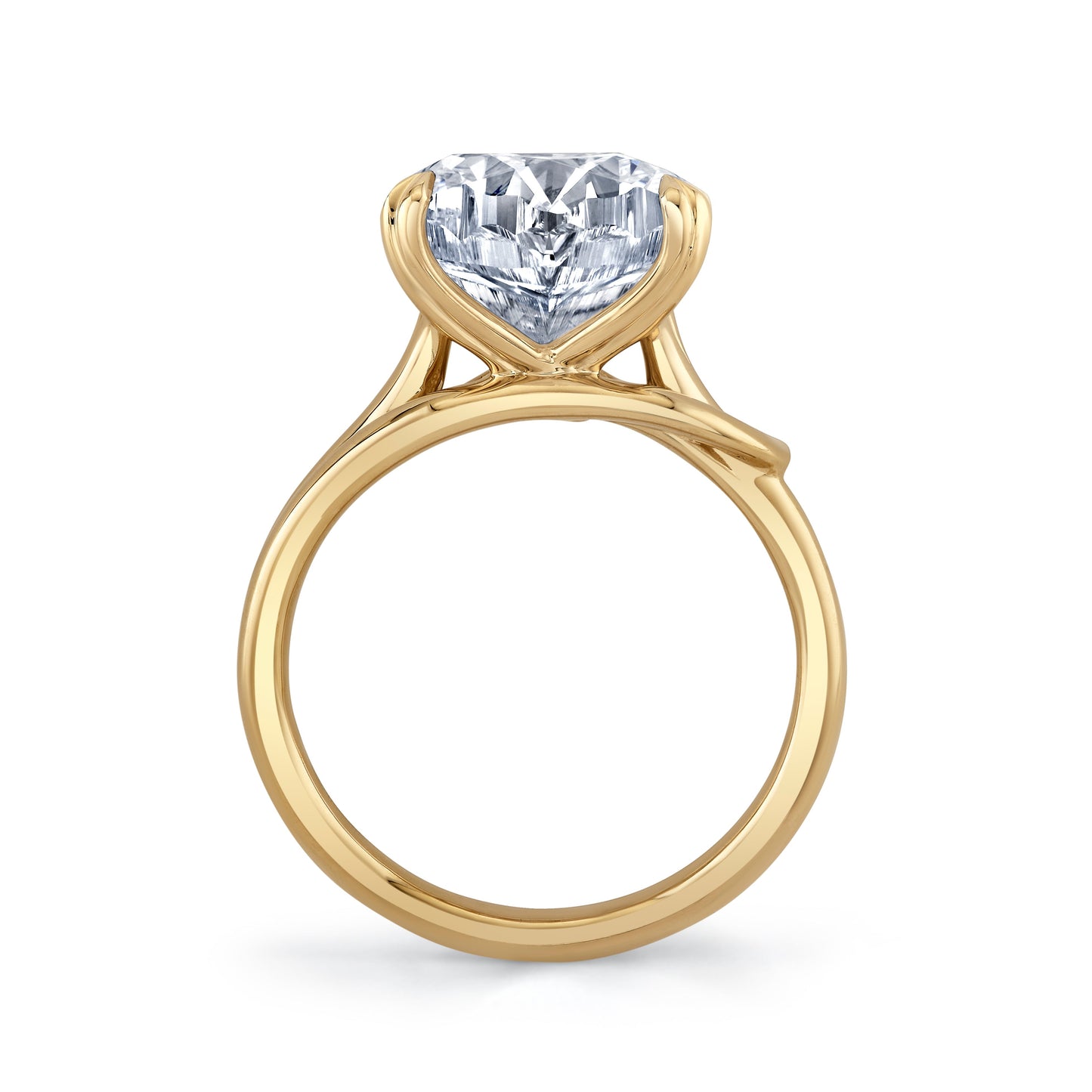 High Jewelry | Cat-Head Cut Solitaire Engagement Ring - view 3