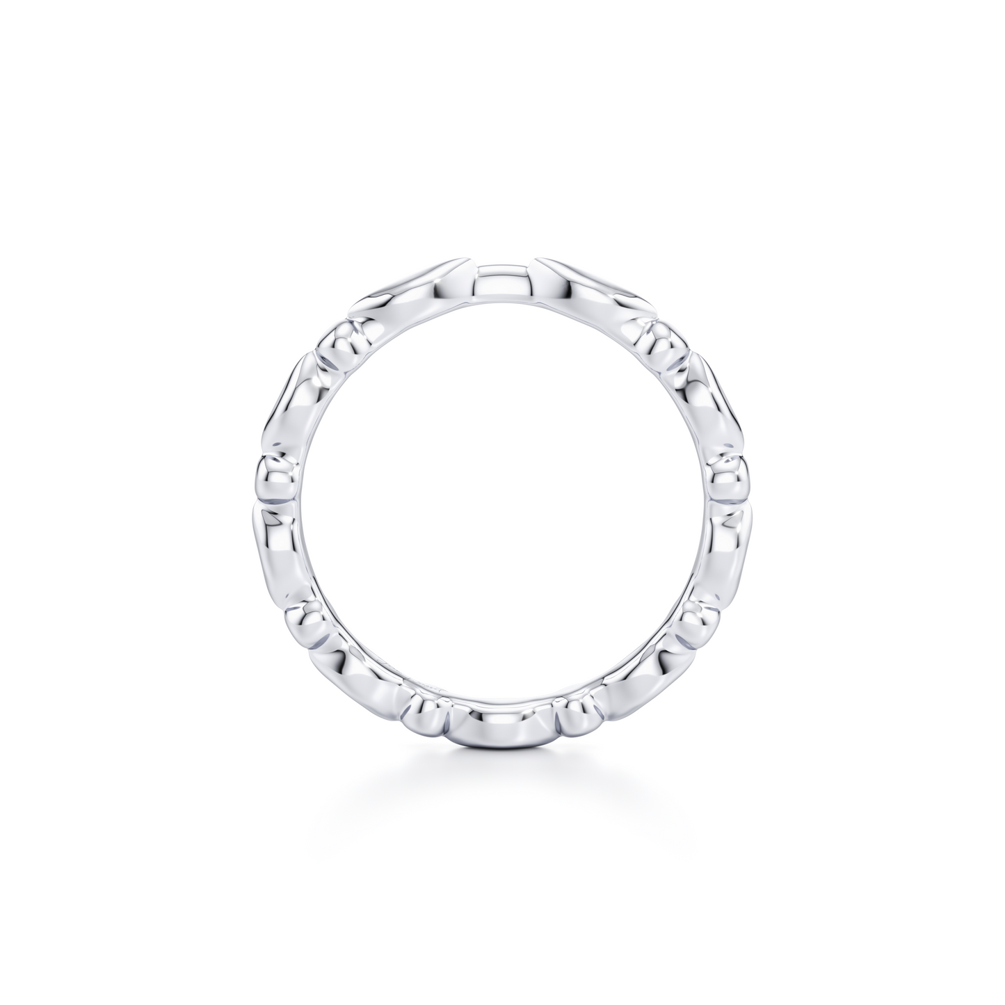 Vivienne High Polish Wedding Band - view 4