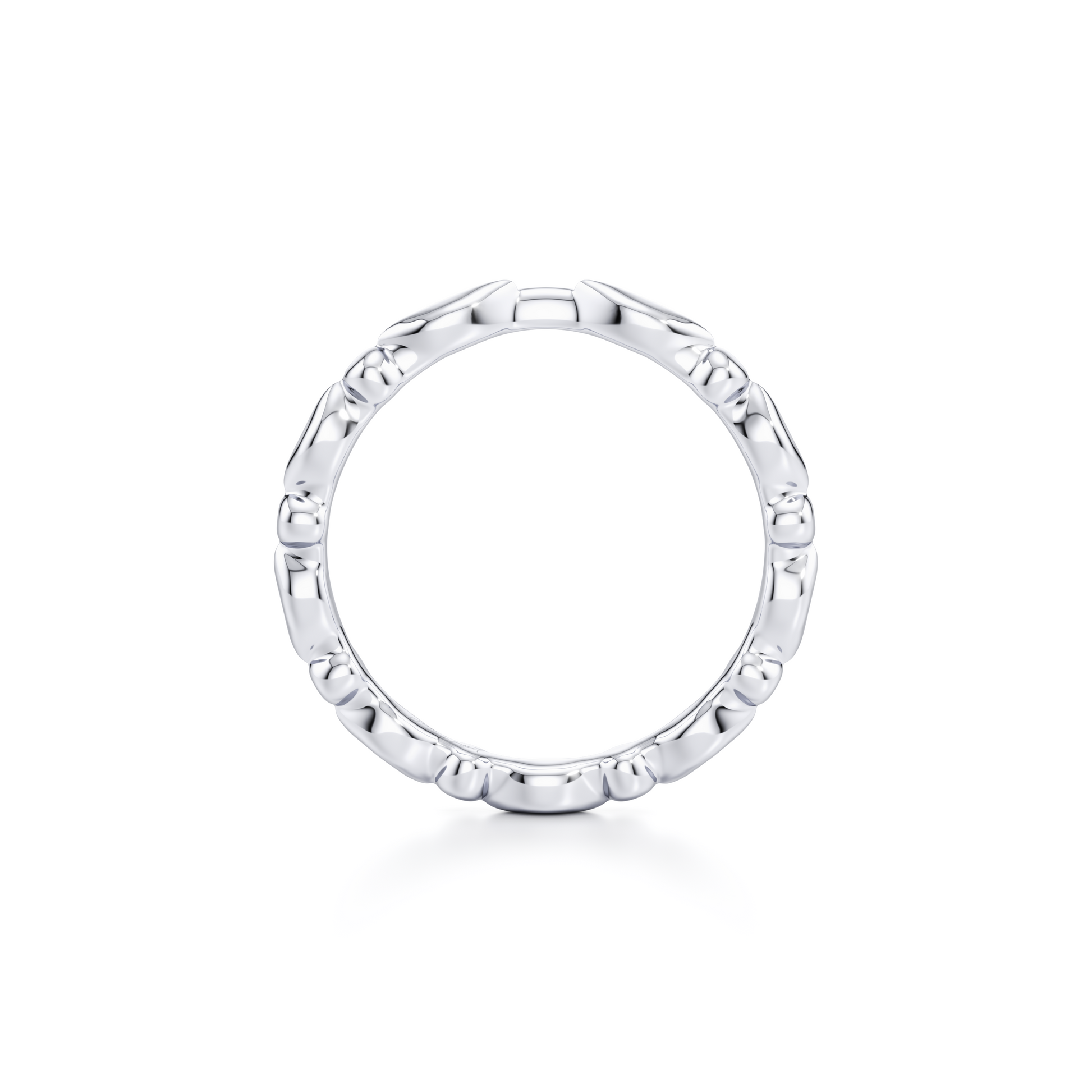Vivienne High Polish Wedding Band - view 4