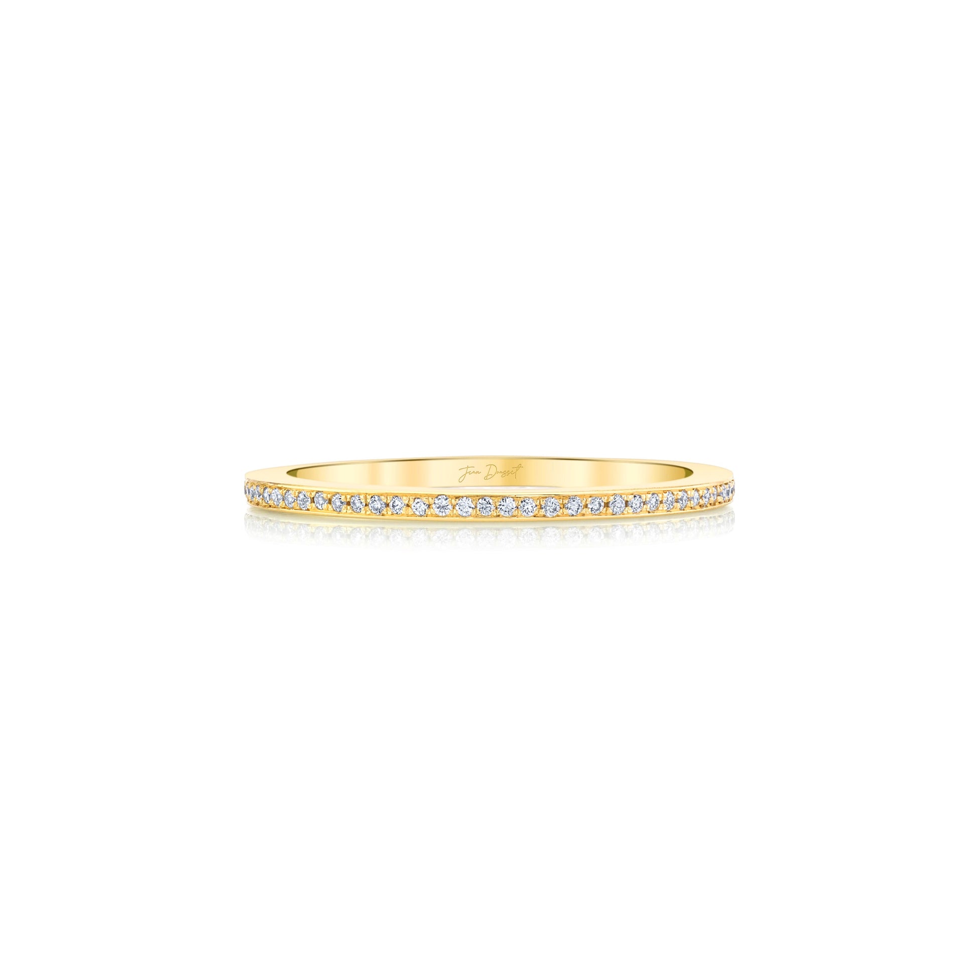 La Petite Flat Engravable Eternity Band - view 4