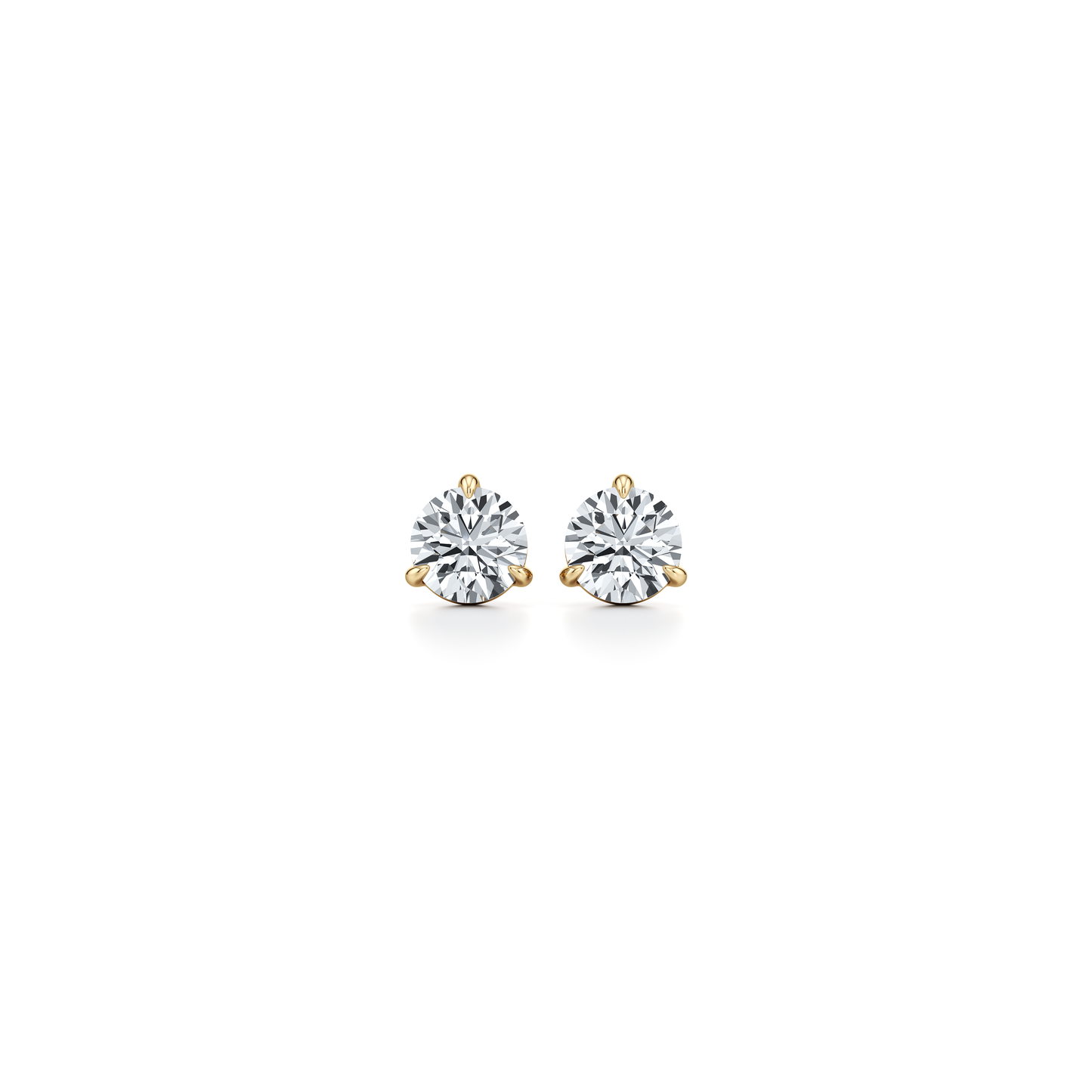 Chelsea Essential Lab Diamond Round Brilliant Martini Studs - view 4