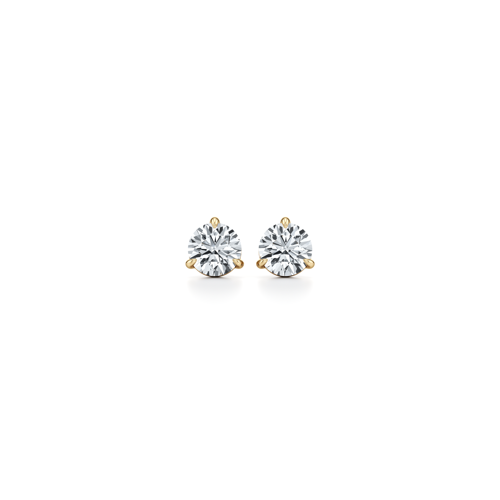 Chelsea Essential Lab Diamond Round Brilliant Martini Studs - view 4