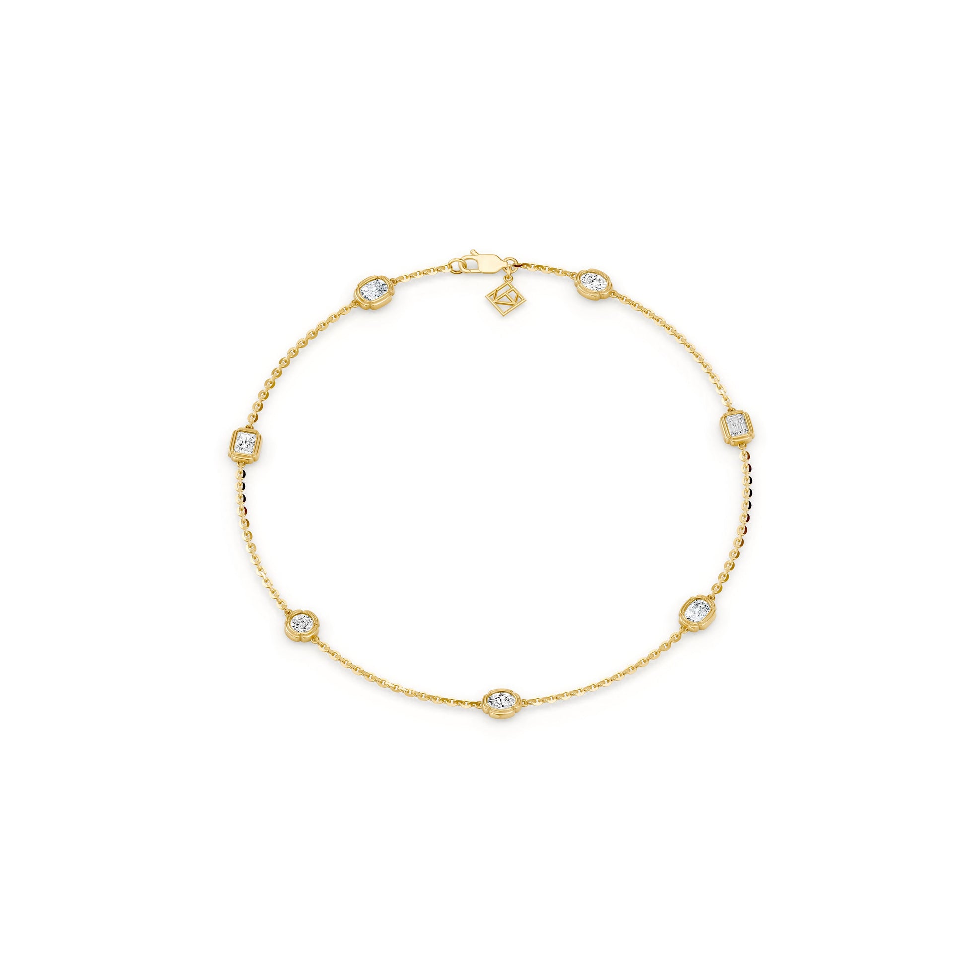 Doree By The Yard Mixed Shape Lab Diamond Bracelet - view 5