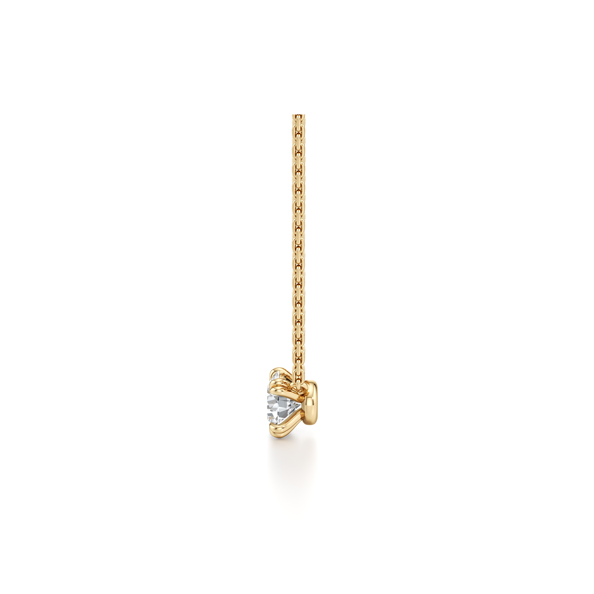 Elle Round Brilliant Pendant - view 5