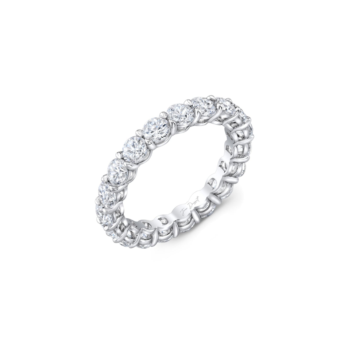 Olivia Round Brilliant Lab Diamond Eternity Band - view 5