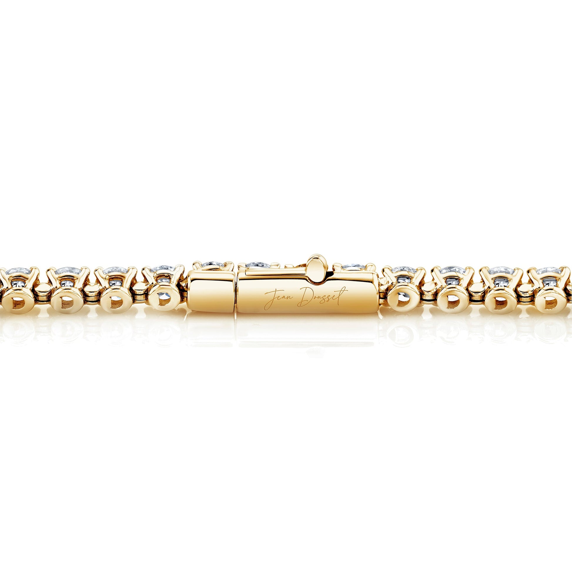 Olivia Round Brilliant Lab Diamond Tennis Necklace - view 5