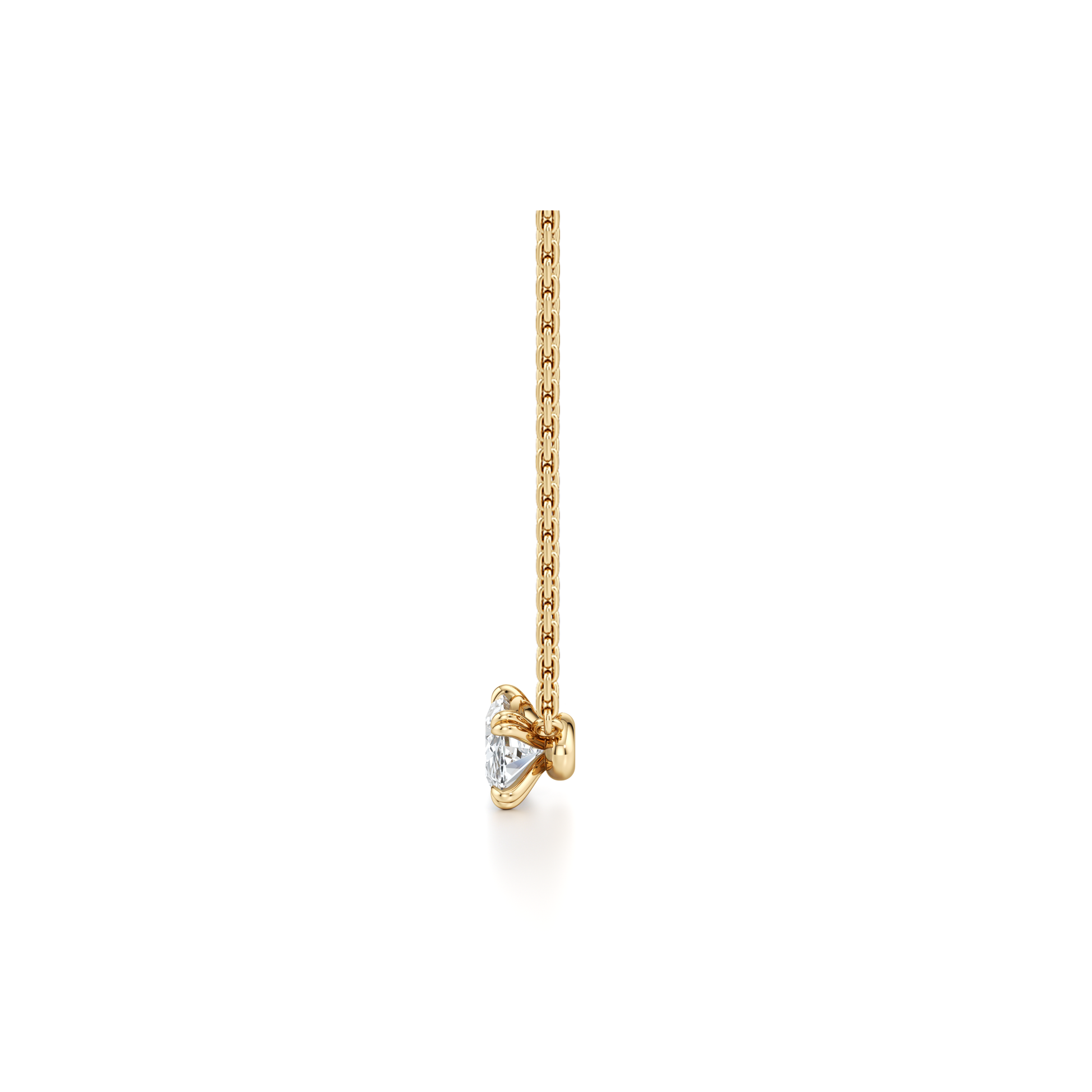 Elle Lab Diamond Oval Pendant - view 5