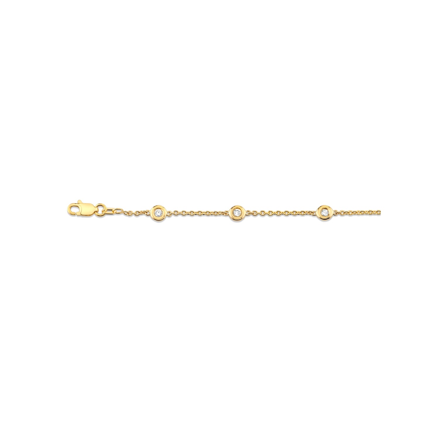 Bezel By The Yard Lab Diamond Bracelet - view 5