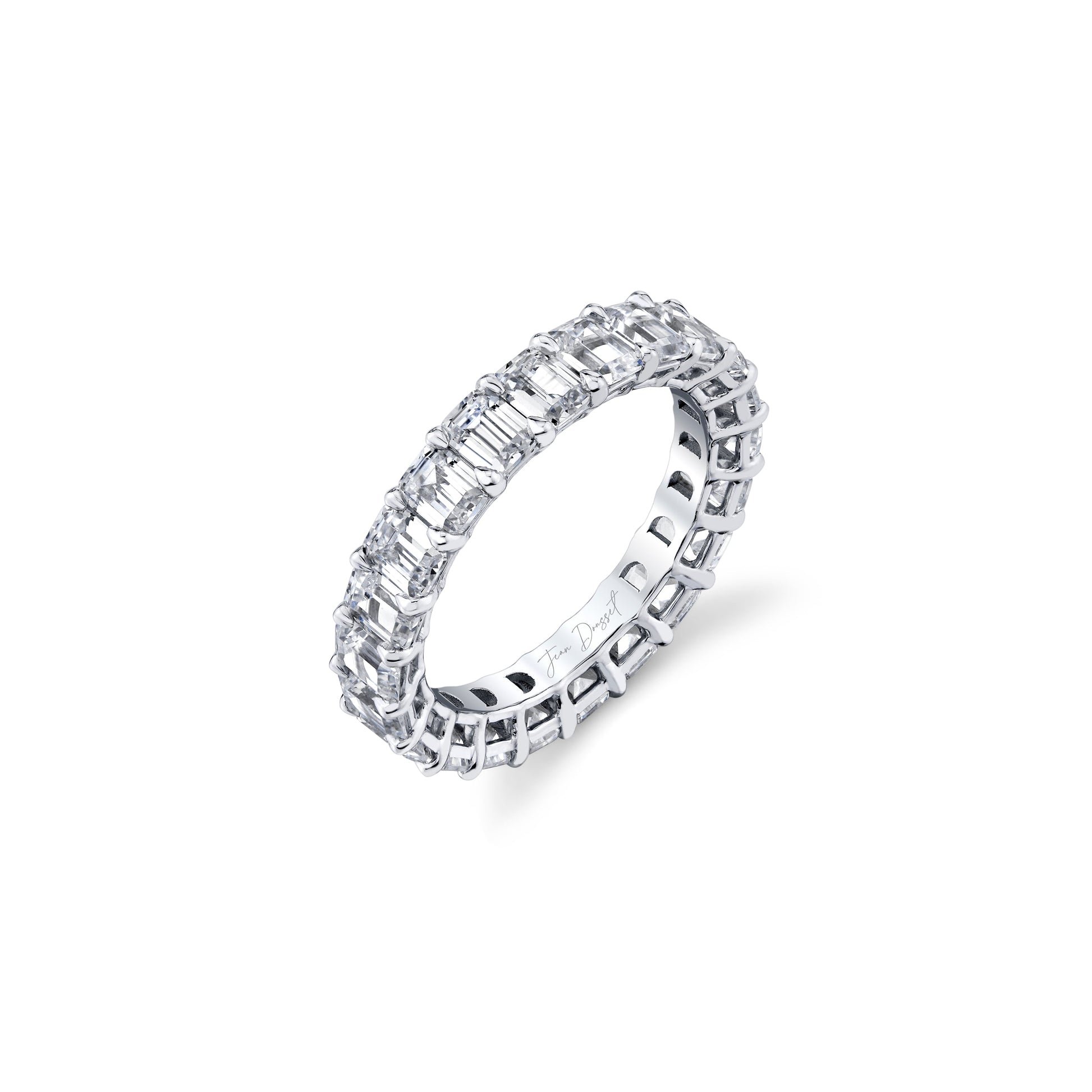 Olivia Emerald Lab Diamond Eternity Band - view 5