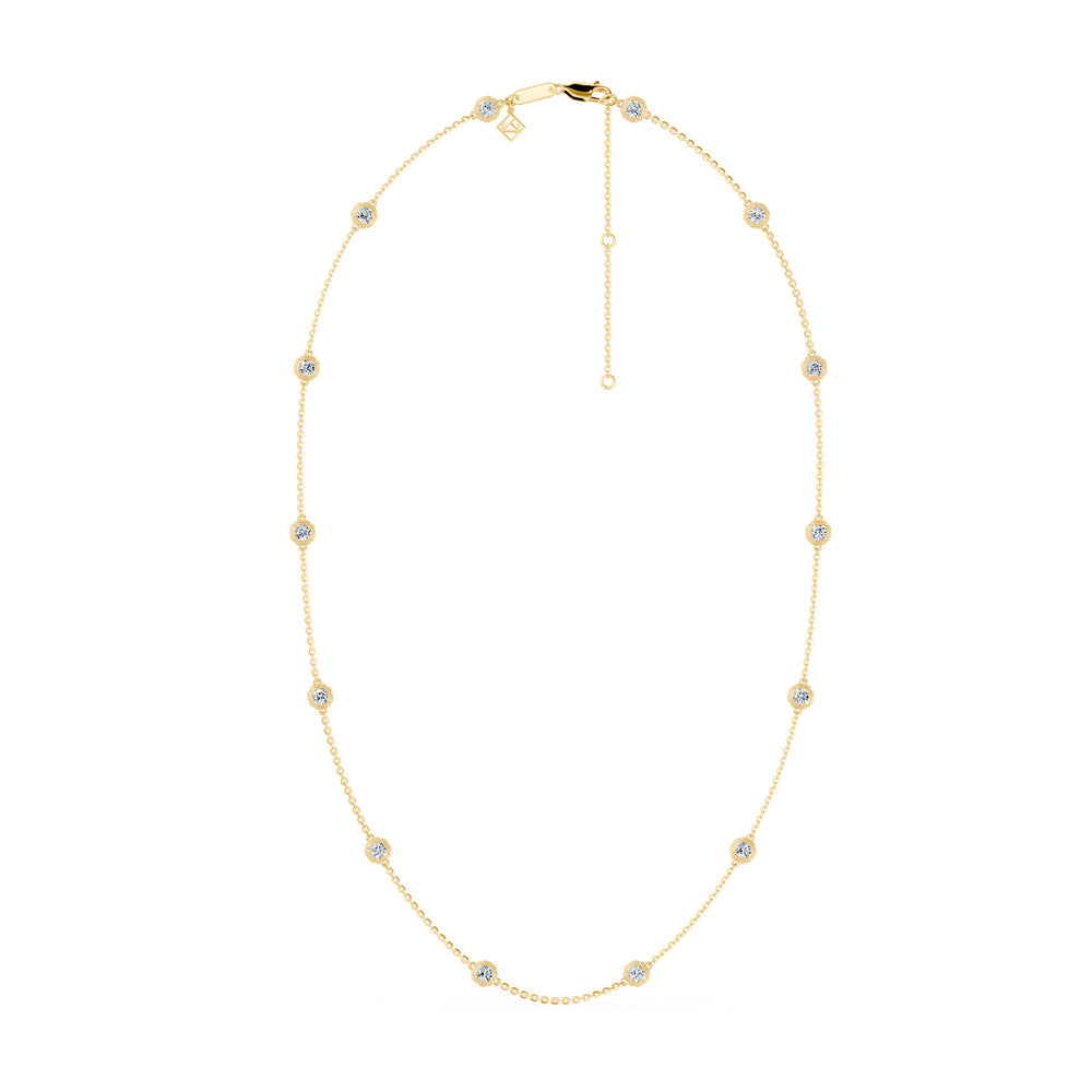 Doree By The Yard Cushion Lab Diamond Necklace - view 5