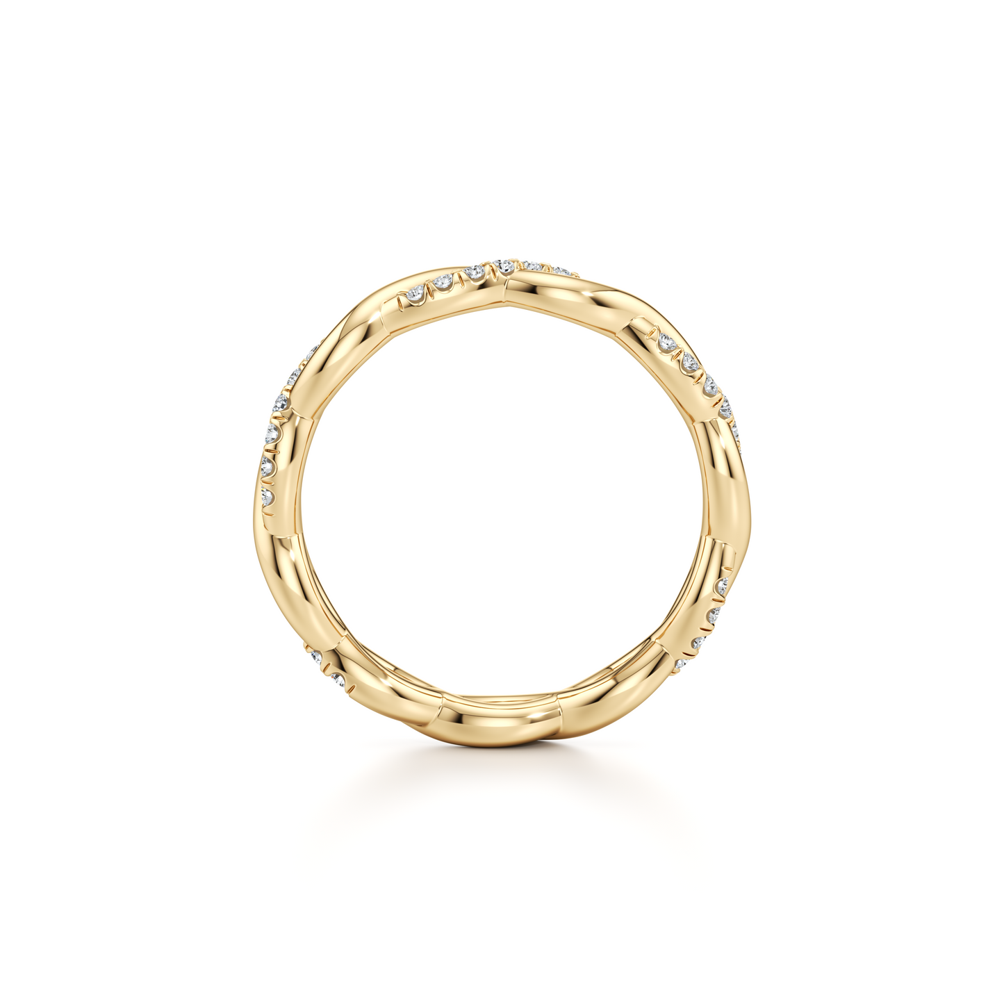 Ivy Lab Diamond Wedding Band - view 5