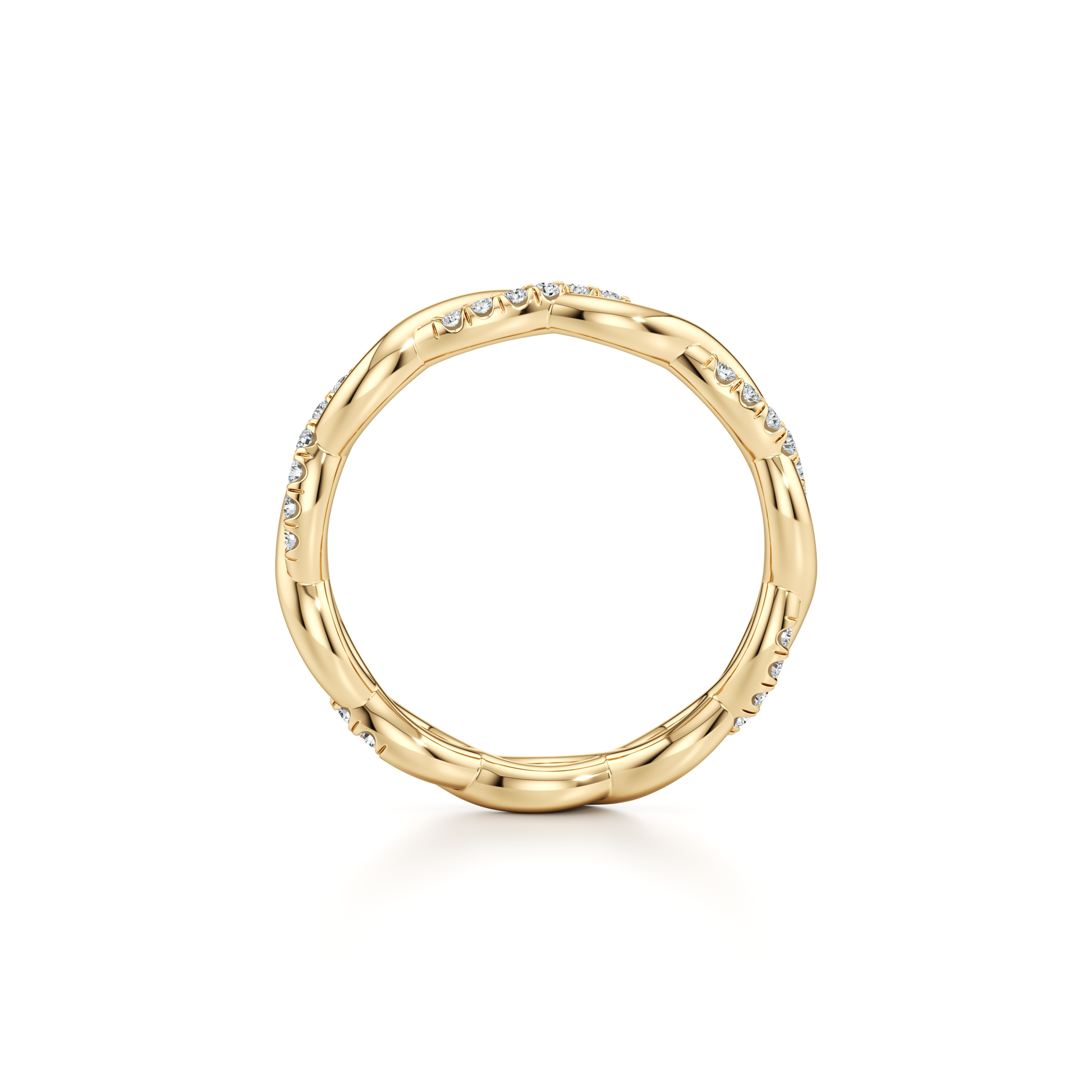 Ivy Lab Diamond Wedding Band - view 5