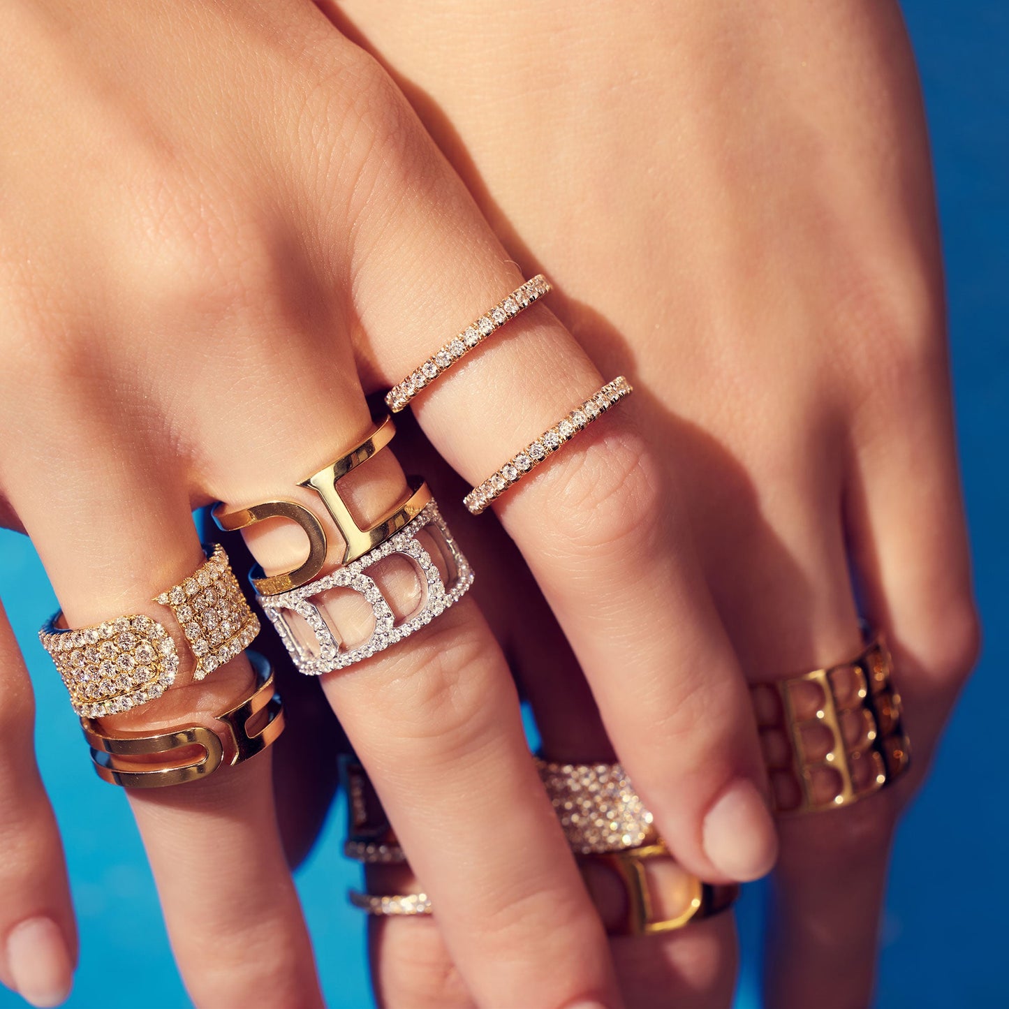 Saviera Pave Wrap Ring - view 5