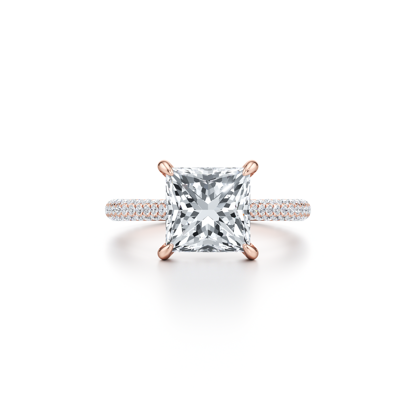 Chelsea Marquise Solitaire Lab Diamond Engagement Ring - view 6