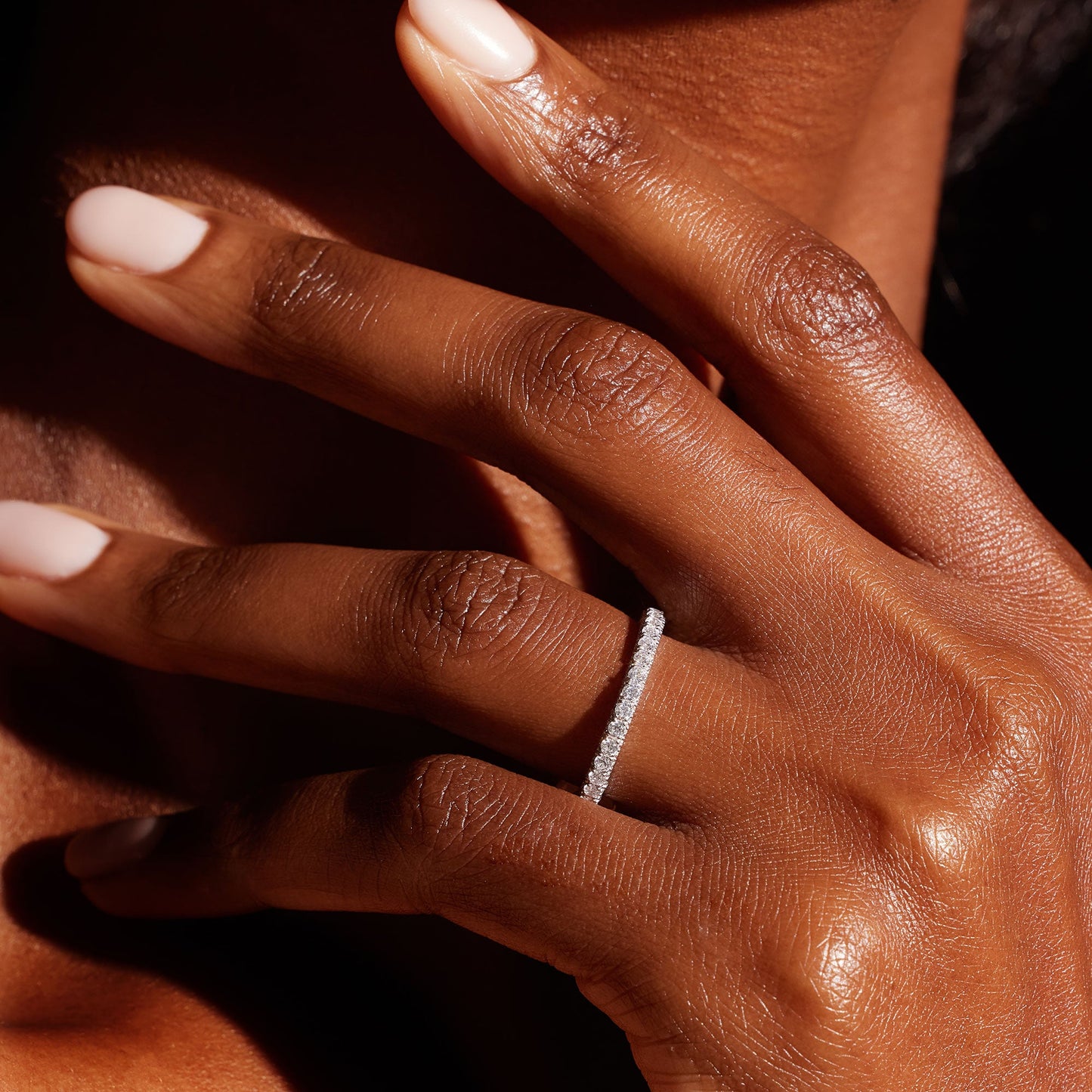Alyssa Lab Diamond Eternity Band - view 5