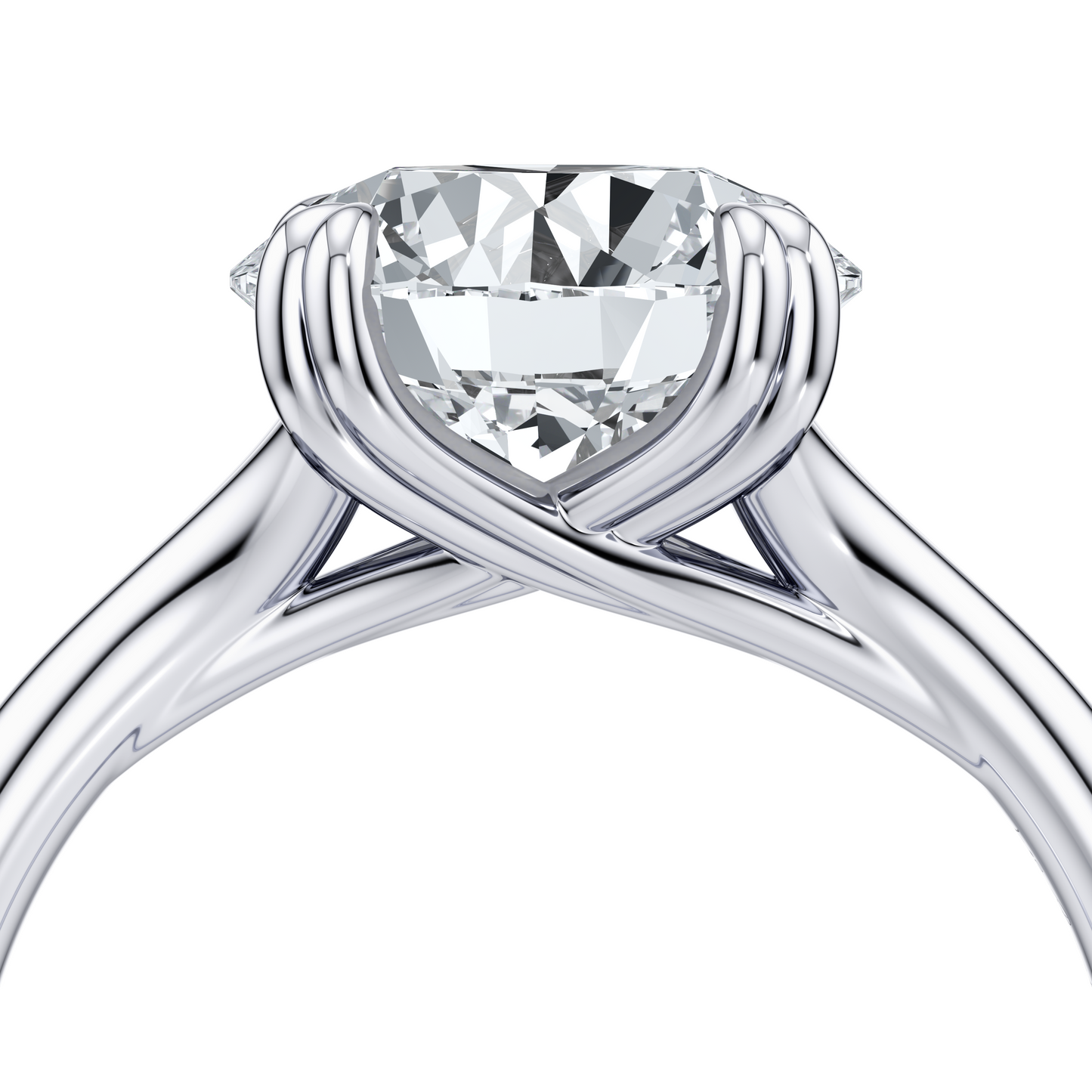 Jane Radiant Solitaire Lab Diamond Engagement Ring - view 12
