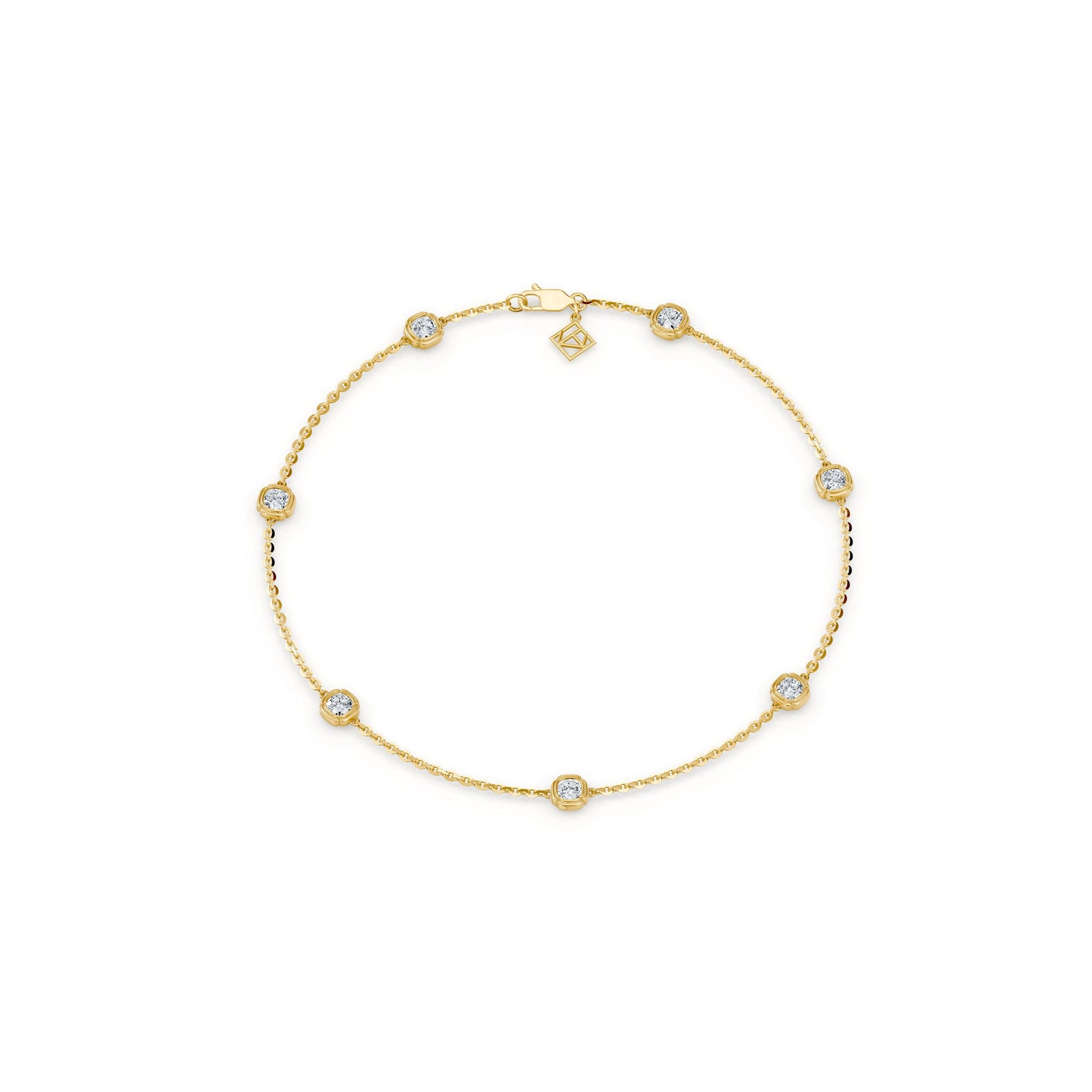 Doree By The Yard Cushion Lab Diamond Bracelet - view 5