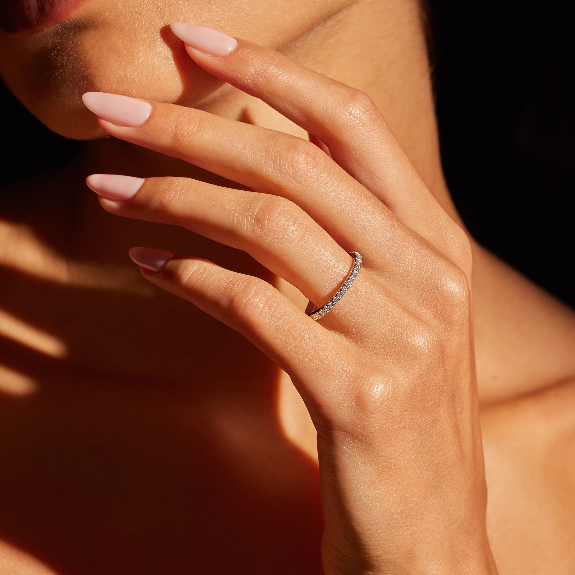 La Petite Lab Diamond Eternity Band - view 5