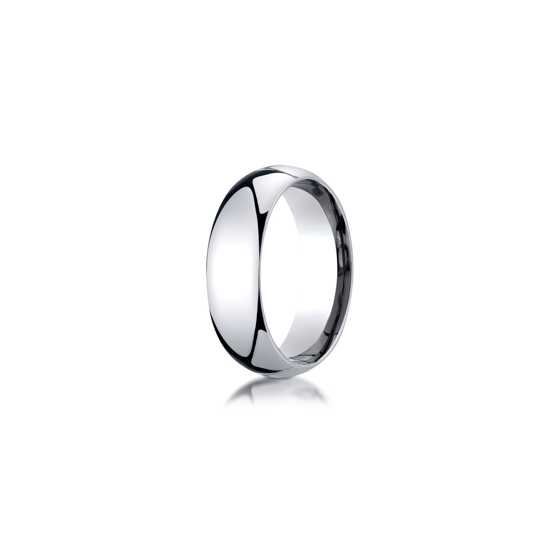 Men's Classic Quarter Round Wedding Band - view 5