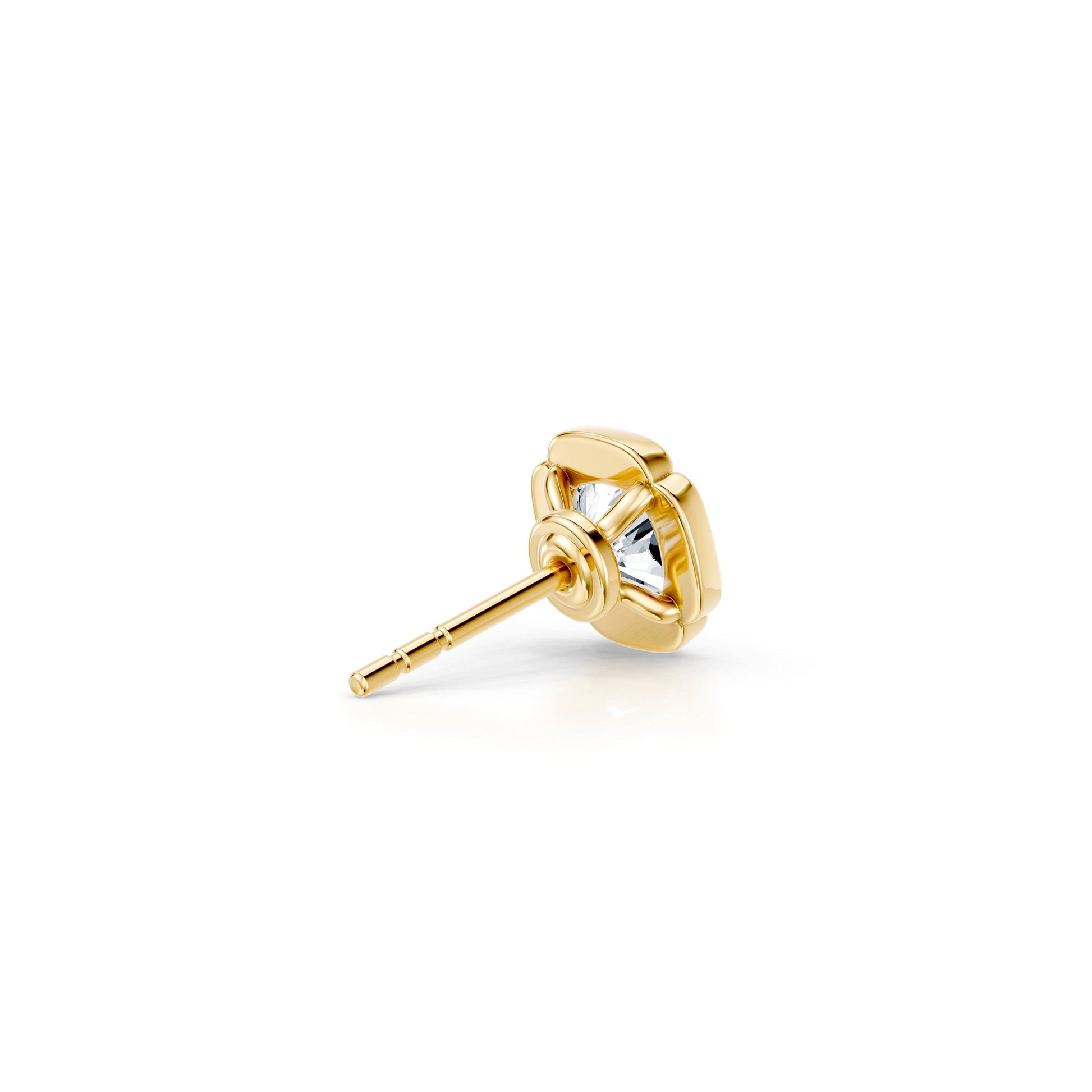 Doree Lab Diamond Cushion Studs - view 6