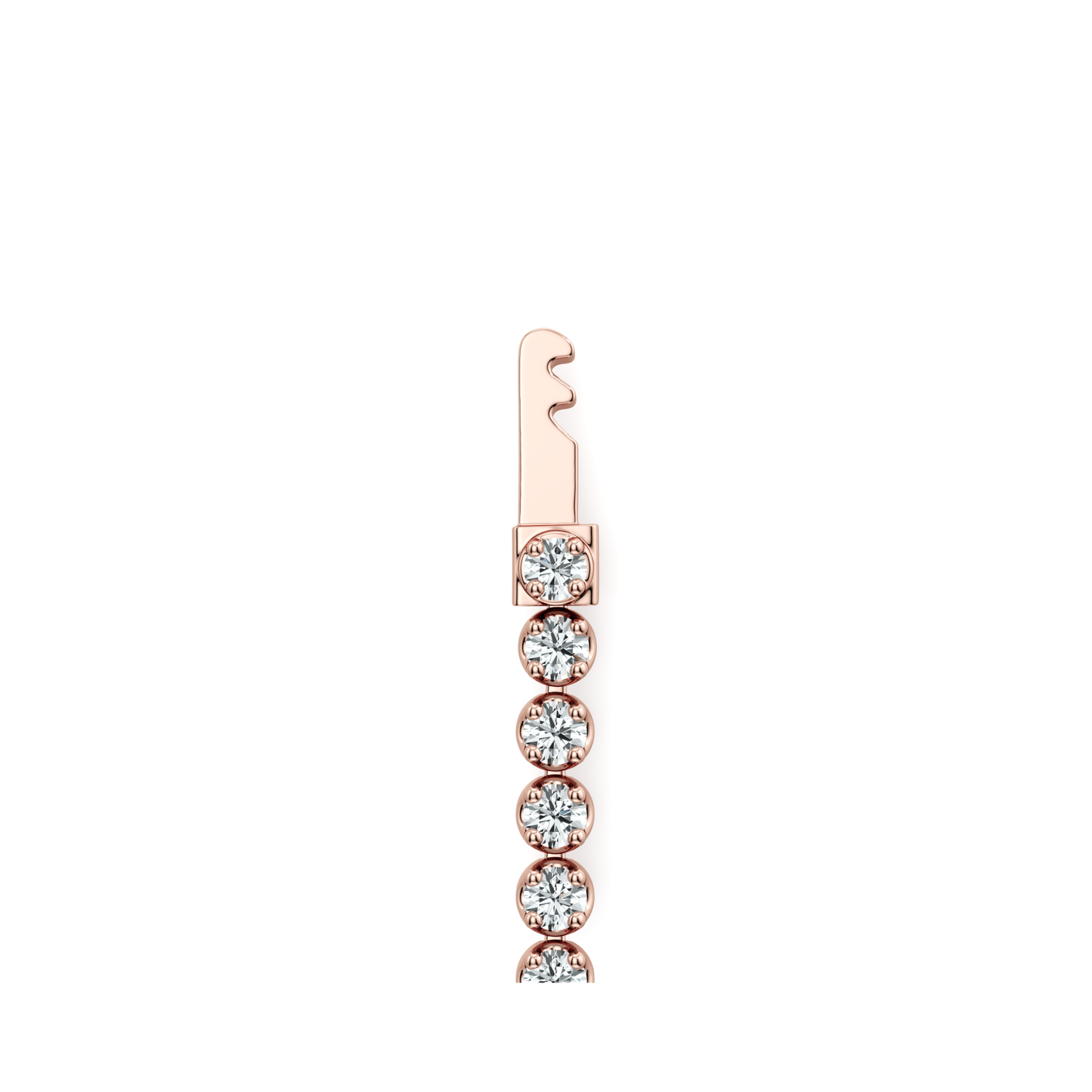 La Petite Lab Diamond Tennis Necklace - view 6