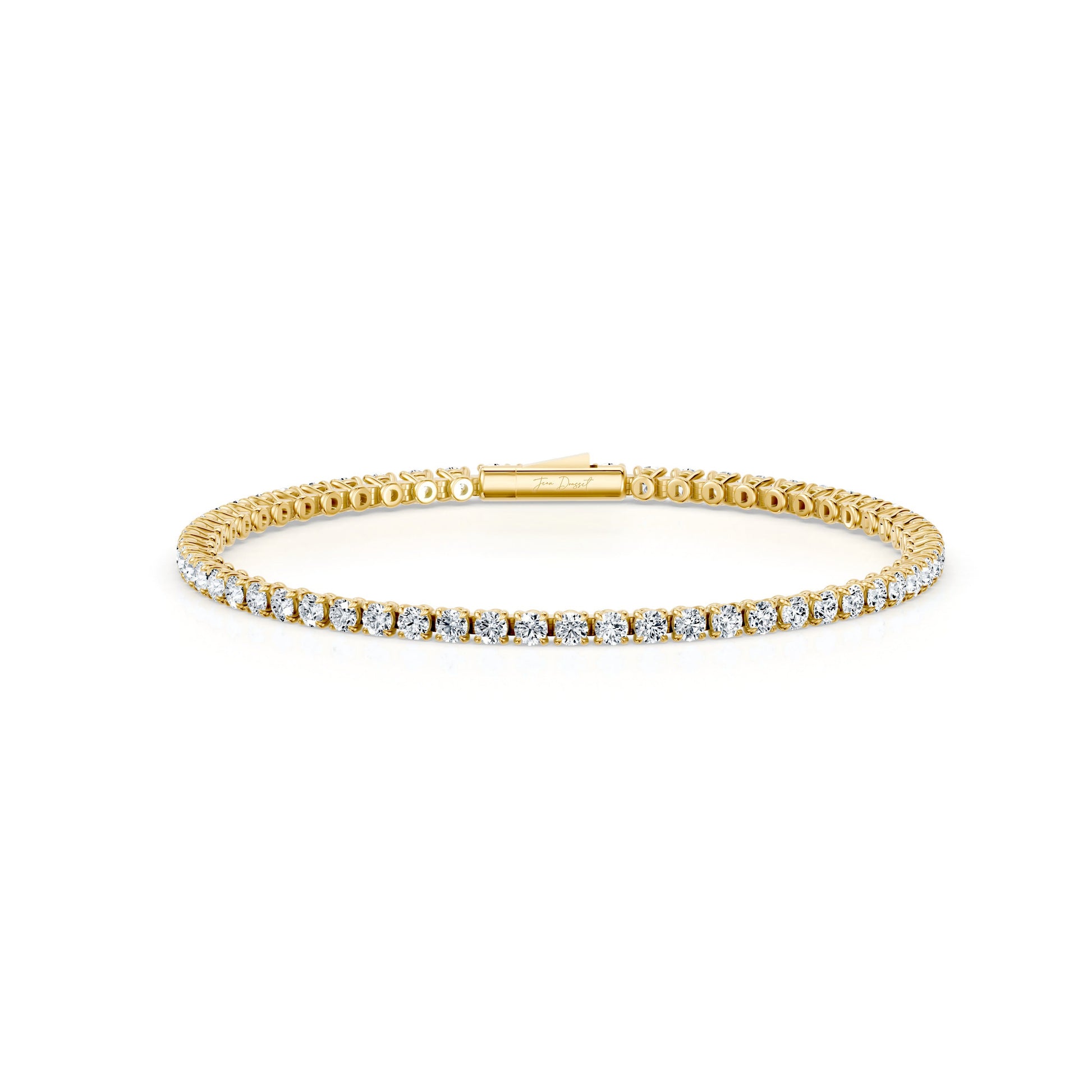 Olivia Round Brilliant Lab Diamond Tennis Bracelet - view 6