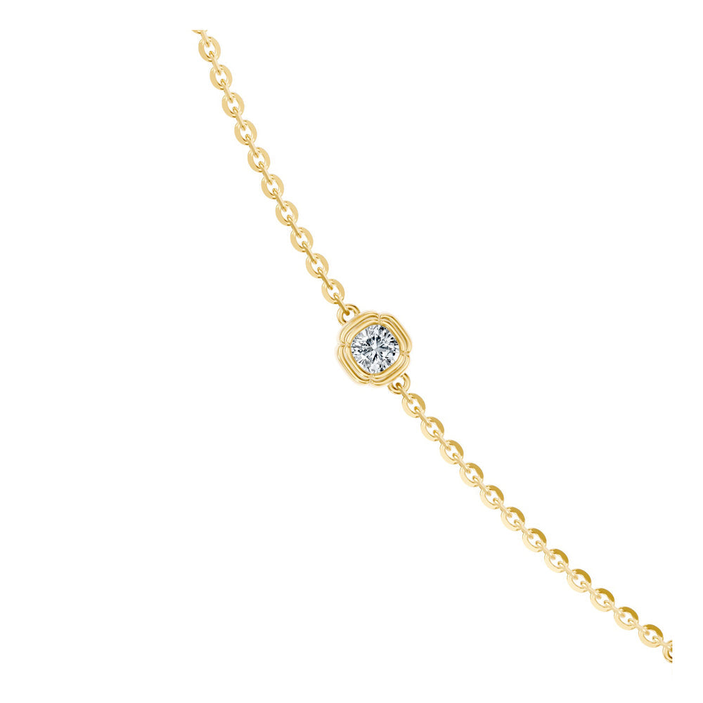 Doree By The Yard Cushion Lab Diamond Necklace - view 6