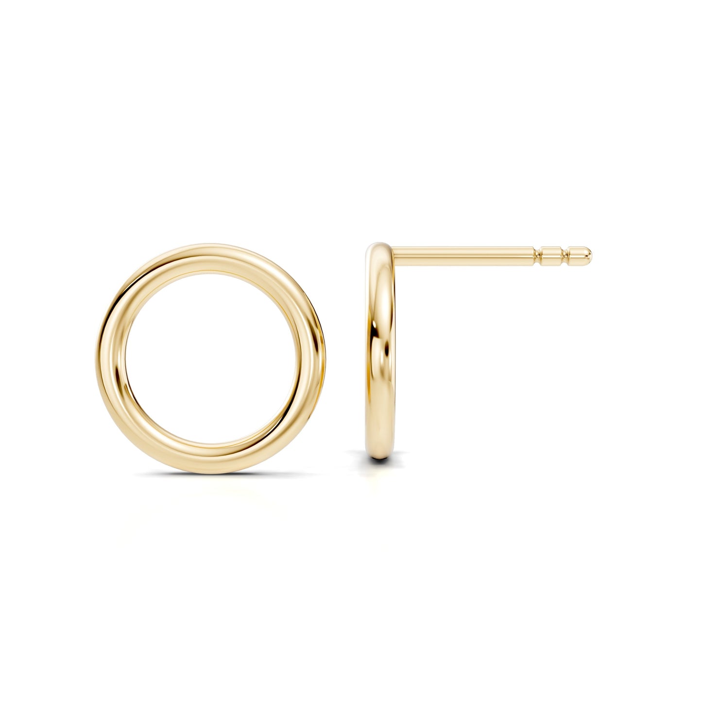 Audrey Front Hoop High Polish Earrings - view 6