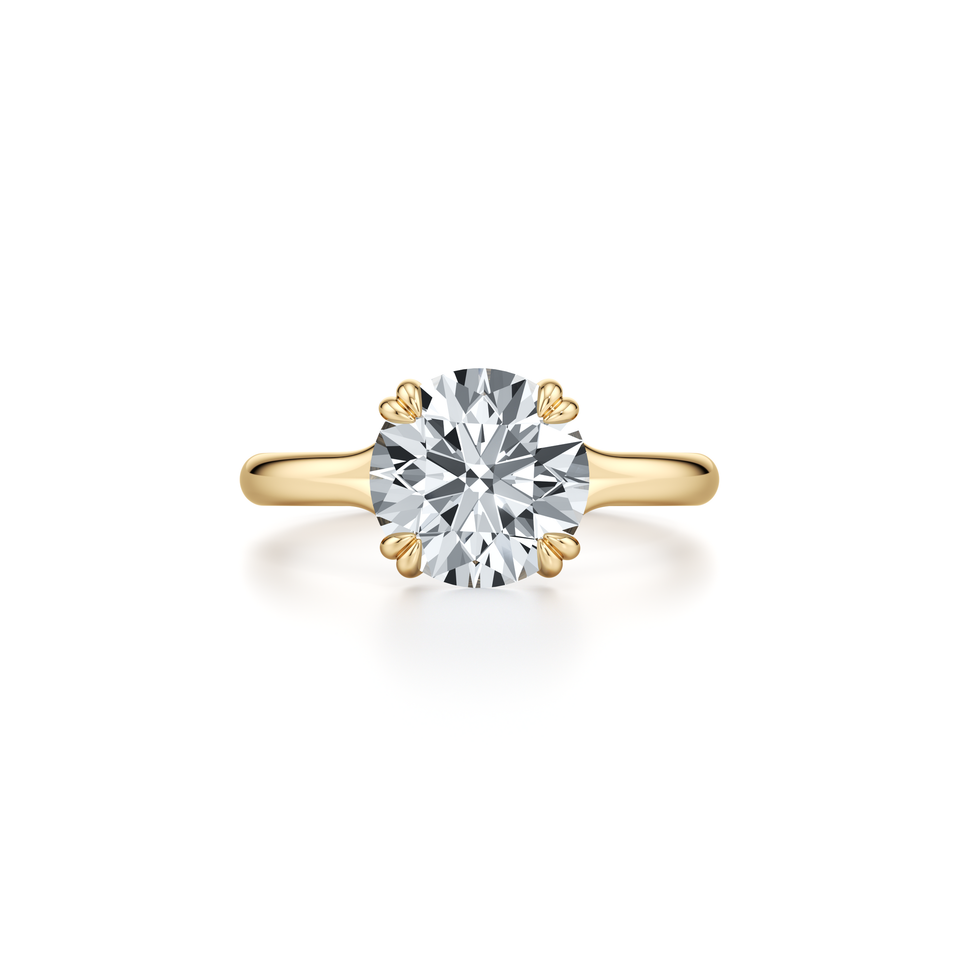 Jane Emerald Solitaire Lab Diamond Engagement Ring - view 9