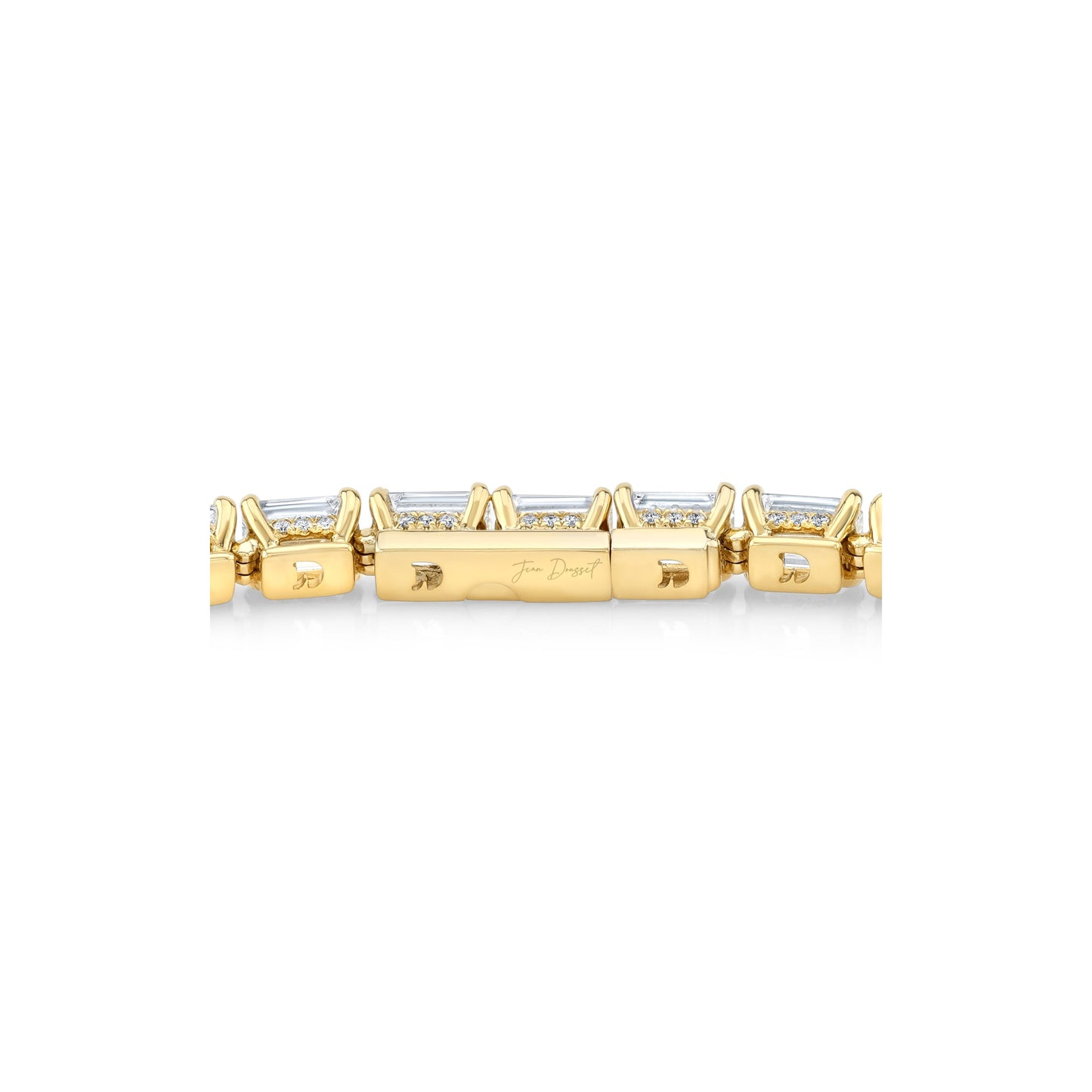 High Jewelry | Emerald Cut Tennis Bracelet - view 6