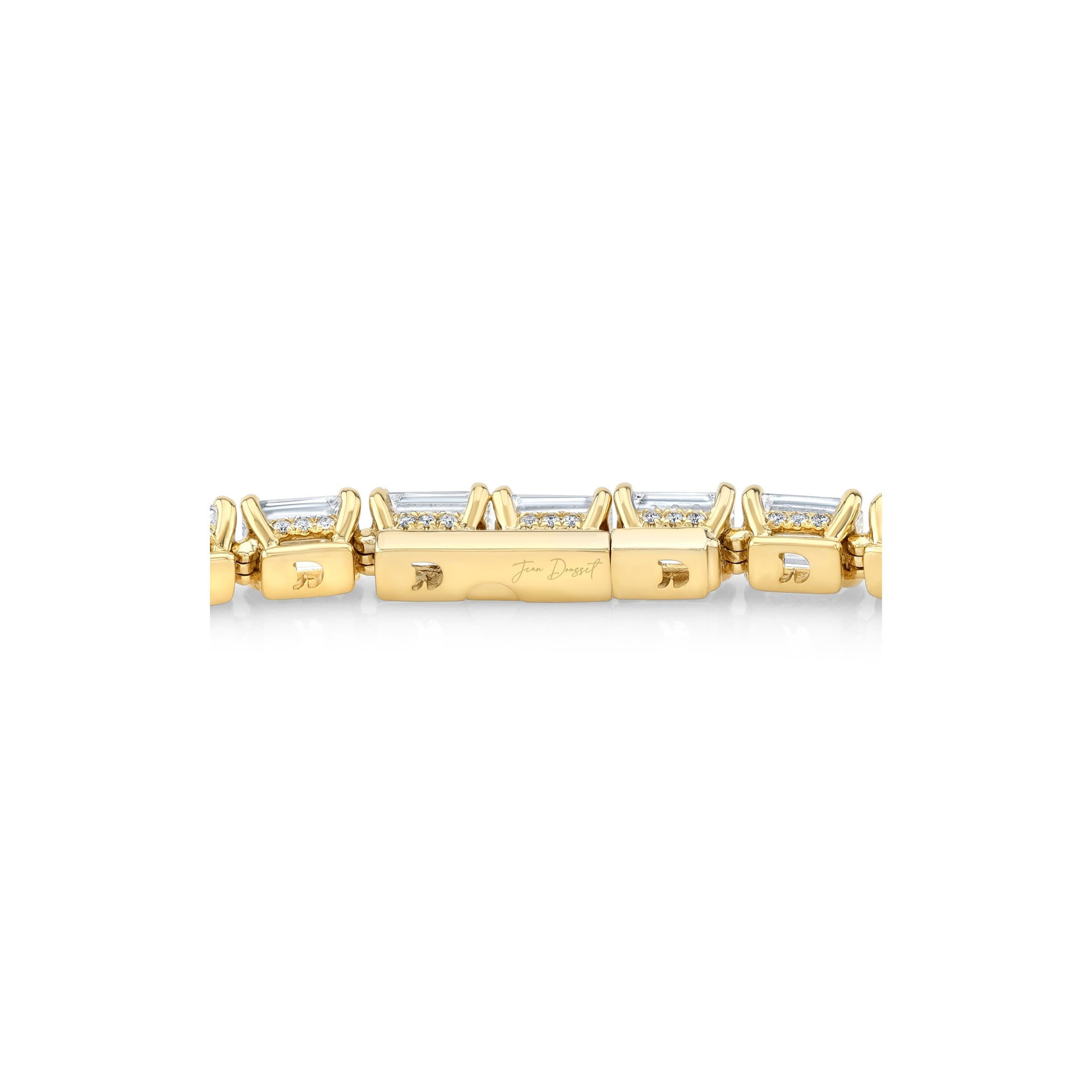 High Jewelry | Emerald Cut Tennis Bracelet - view 6